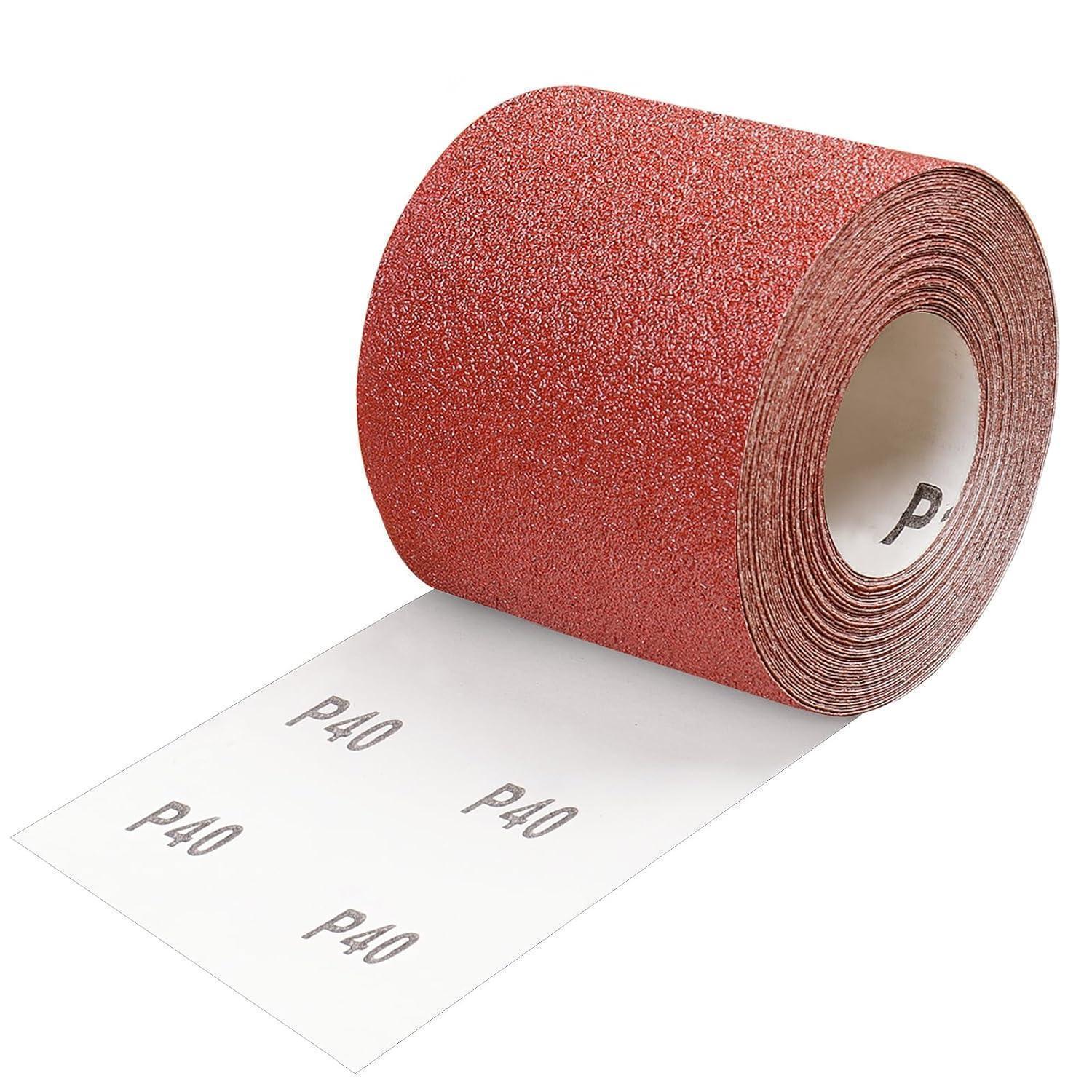 Schleifpapier Rolle Körnung 40, 93 Mm X 10 M Für Holz & Metall