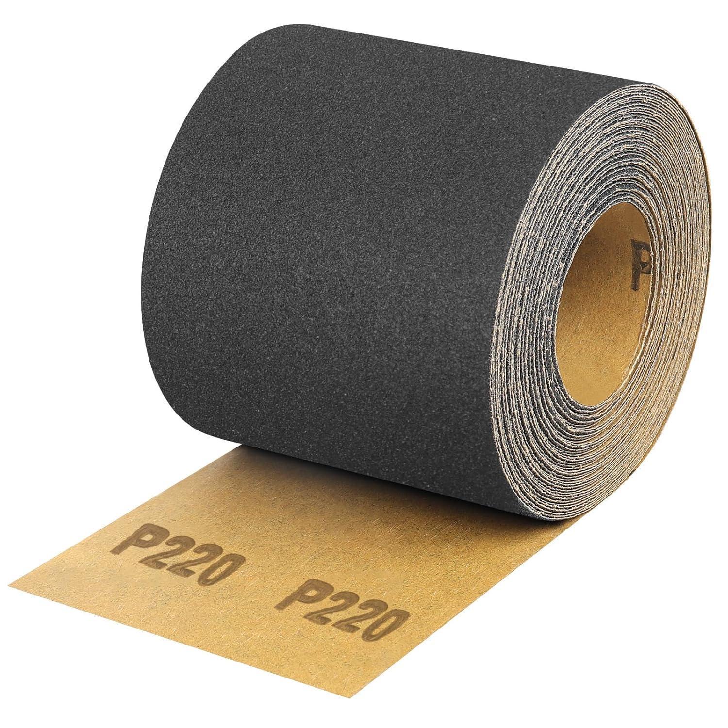 Schleifpapier Rolle 93mm X 10m Körnung 220 Für Holz & Metall