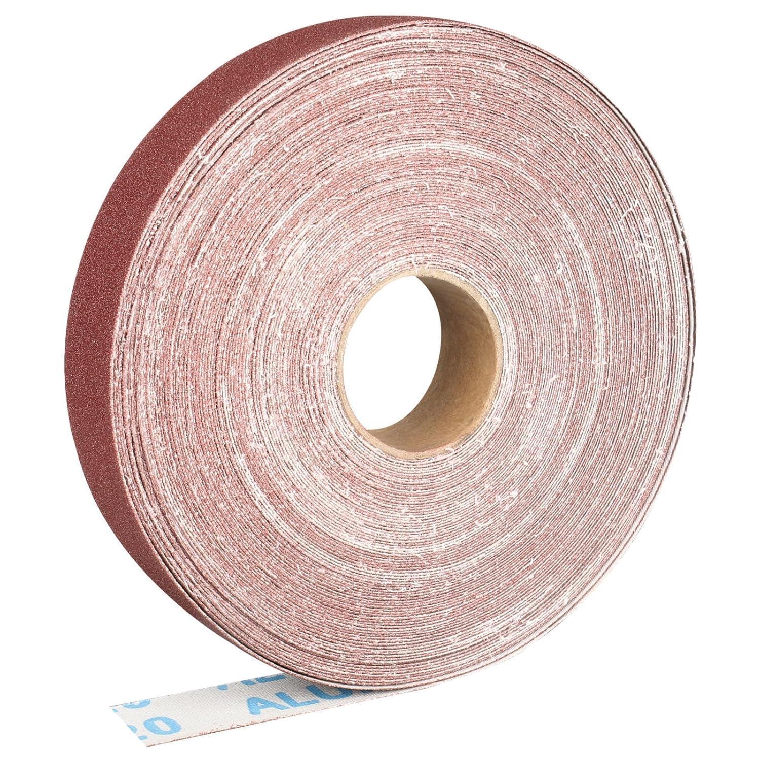 Schleifpapierrolle 2,5cm X 25m, Körnung 120, Aluminiumoxid, Für Holz & Metall