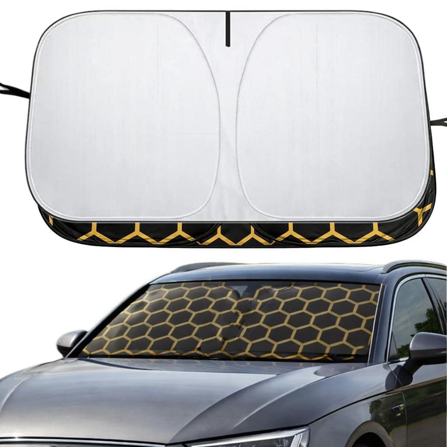 Sonnenschutz Auto Frontscheibe 142x70cm Faltbar Uv-schutz Universell Passend
