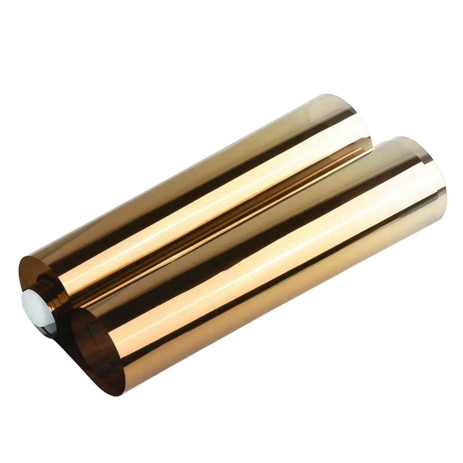 Sonnenschutzfolie Auto 20x150cm Farbverlauf Gold Für Frontscheibe