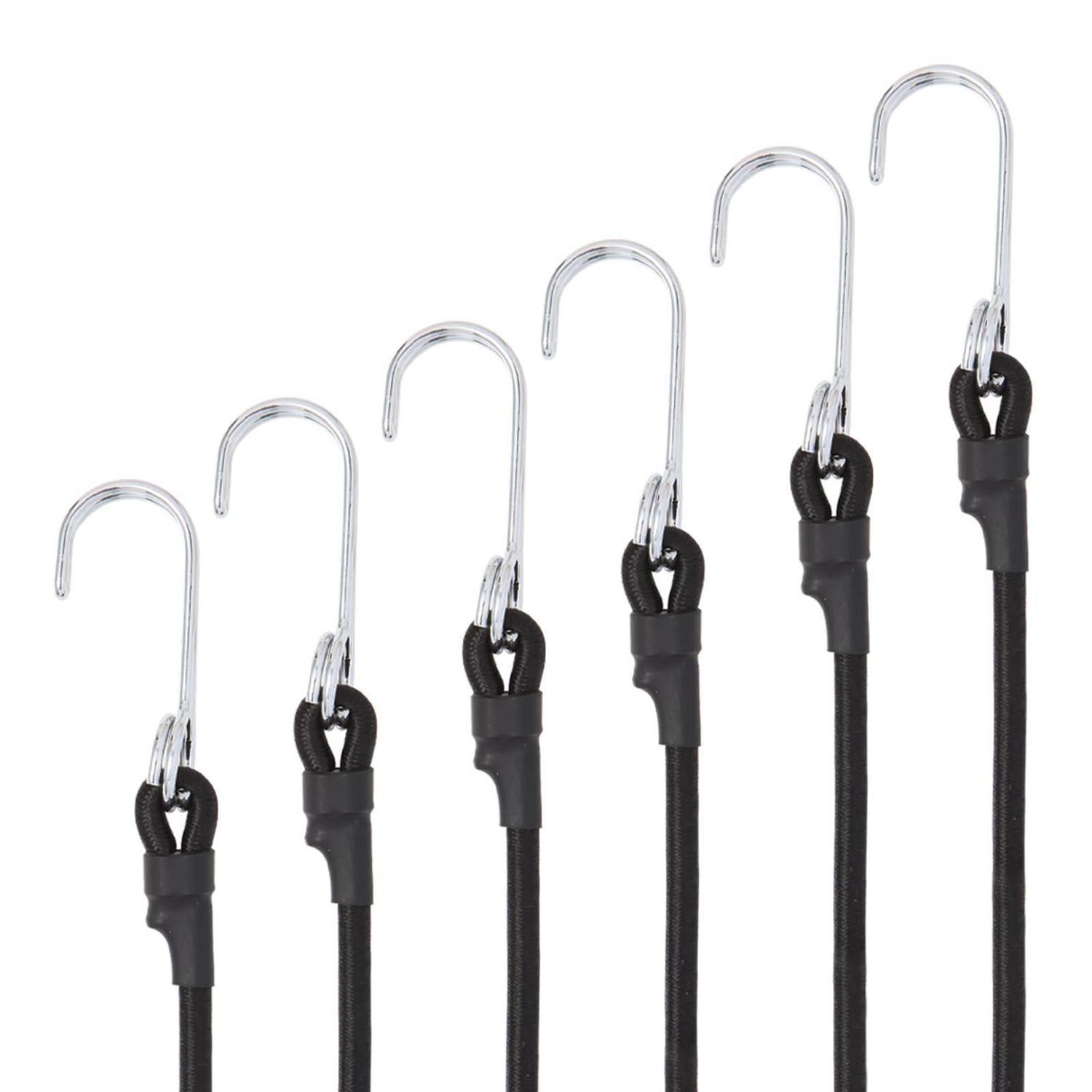 Spanngummi 6er Set Mit Haken, 100cm Expanderseil Für Gepäck, Lkw, Camping