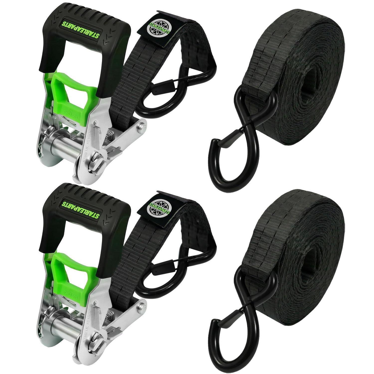 Spanngurte Mit Ratsche Und Haken, 2 Stück, 35mm X 6m, 2000kg Zurrgurte Für Auto Transport