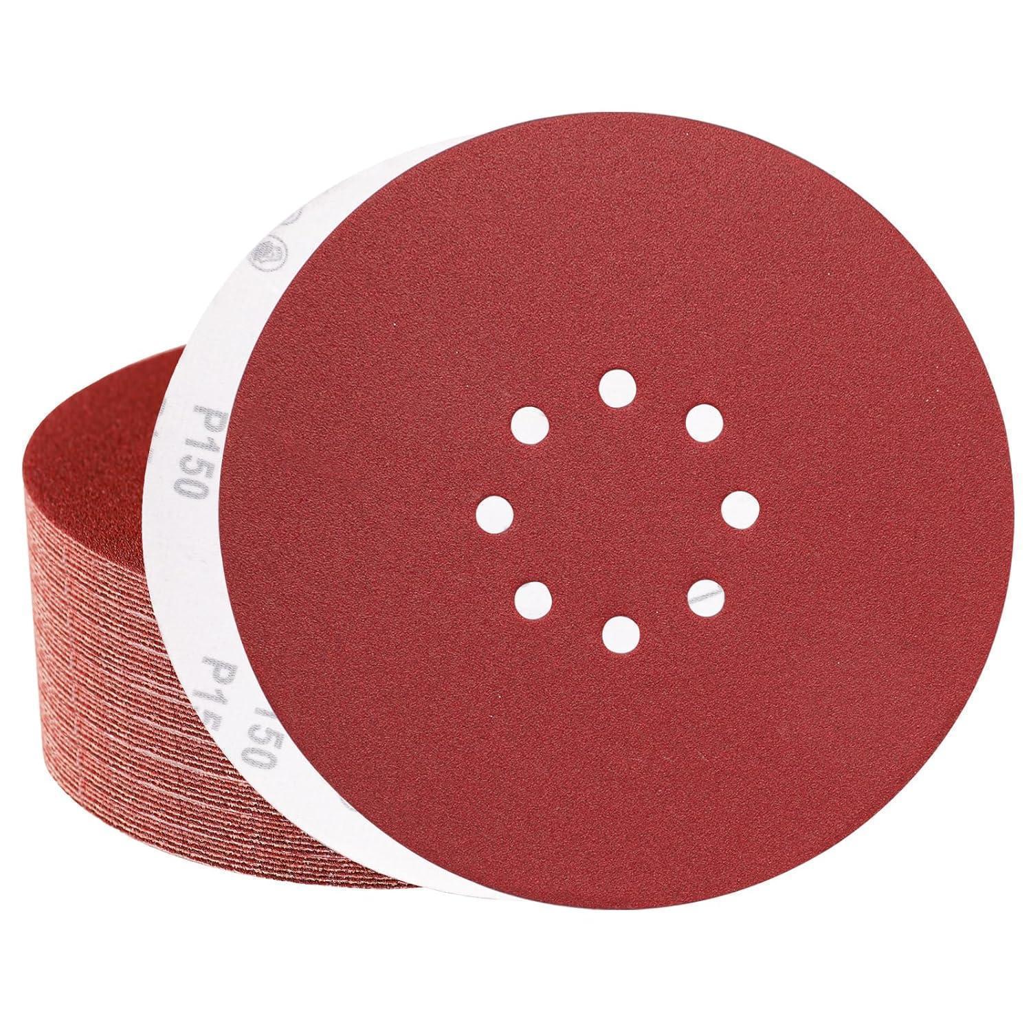 Schleifpapier 225mm Klett 8 Loch P150, 50 Stück