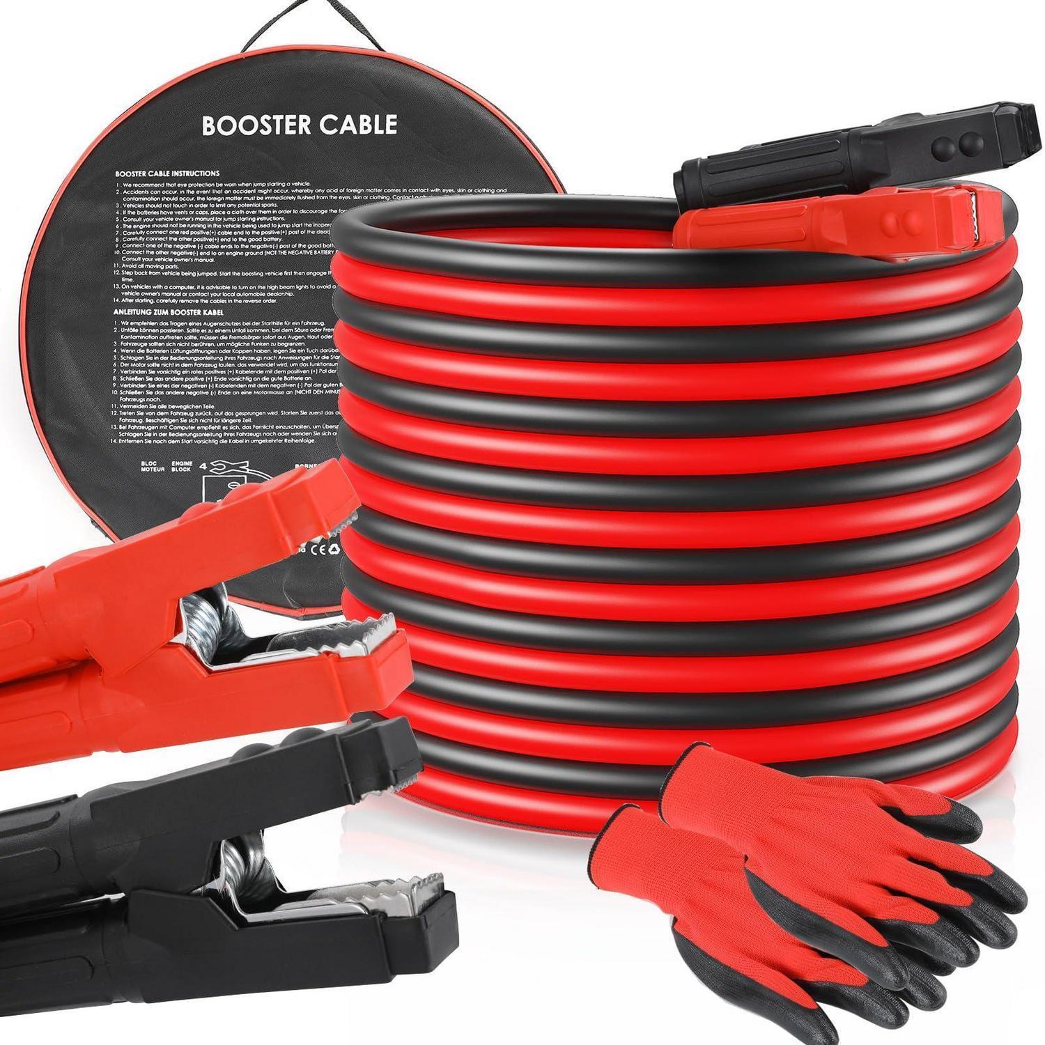 Starthilfekabel 4m 50mm² 3000a Für Autobatterie, 12v/24v, Krokodilklemmen