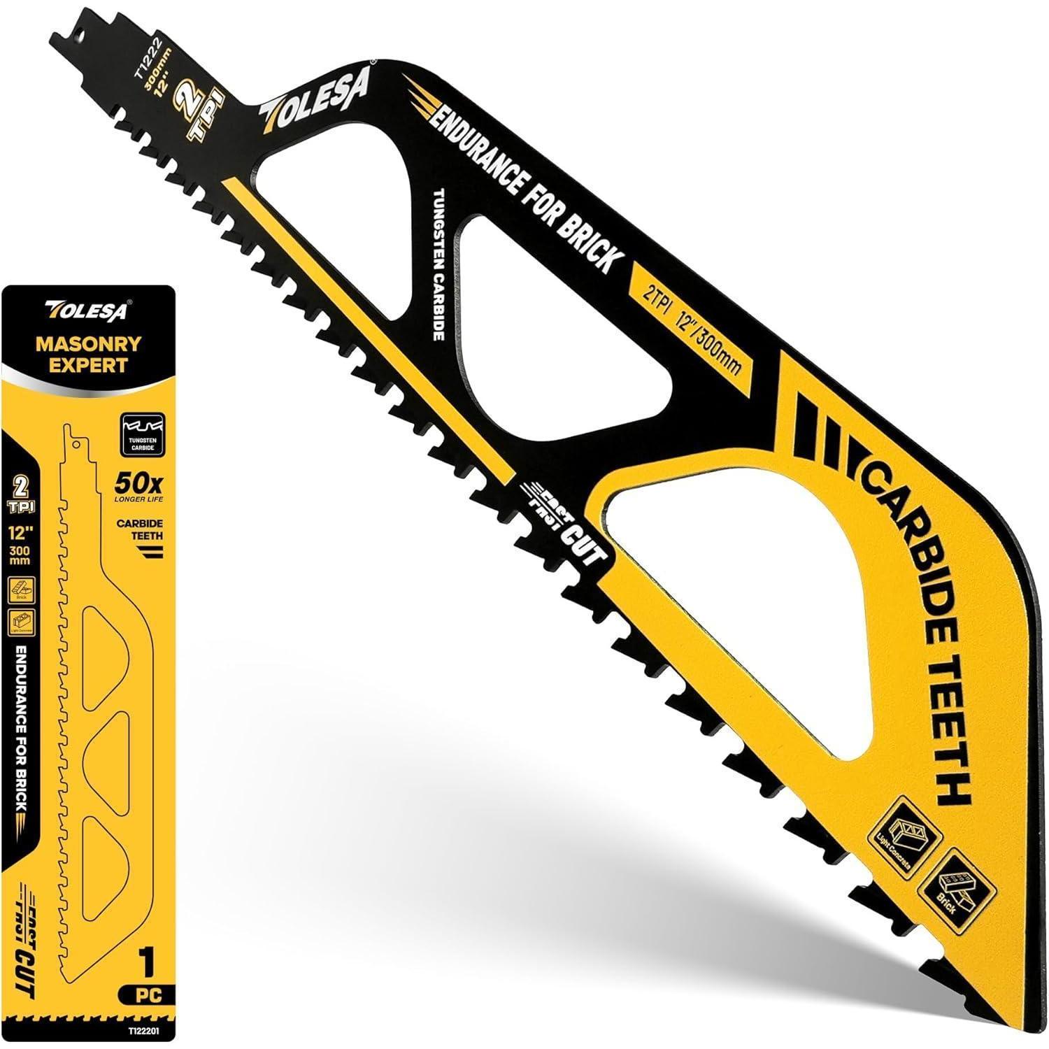 Säbelsägeblatt Hartmetall 300mm Für Porenbeton, Ziegel Und Zementplatten