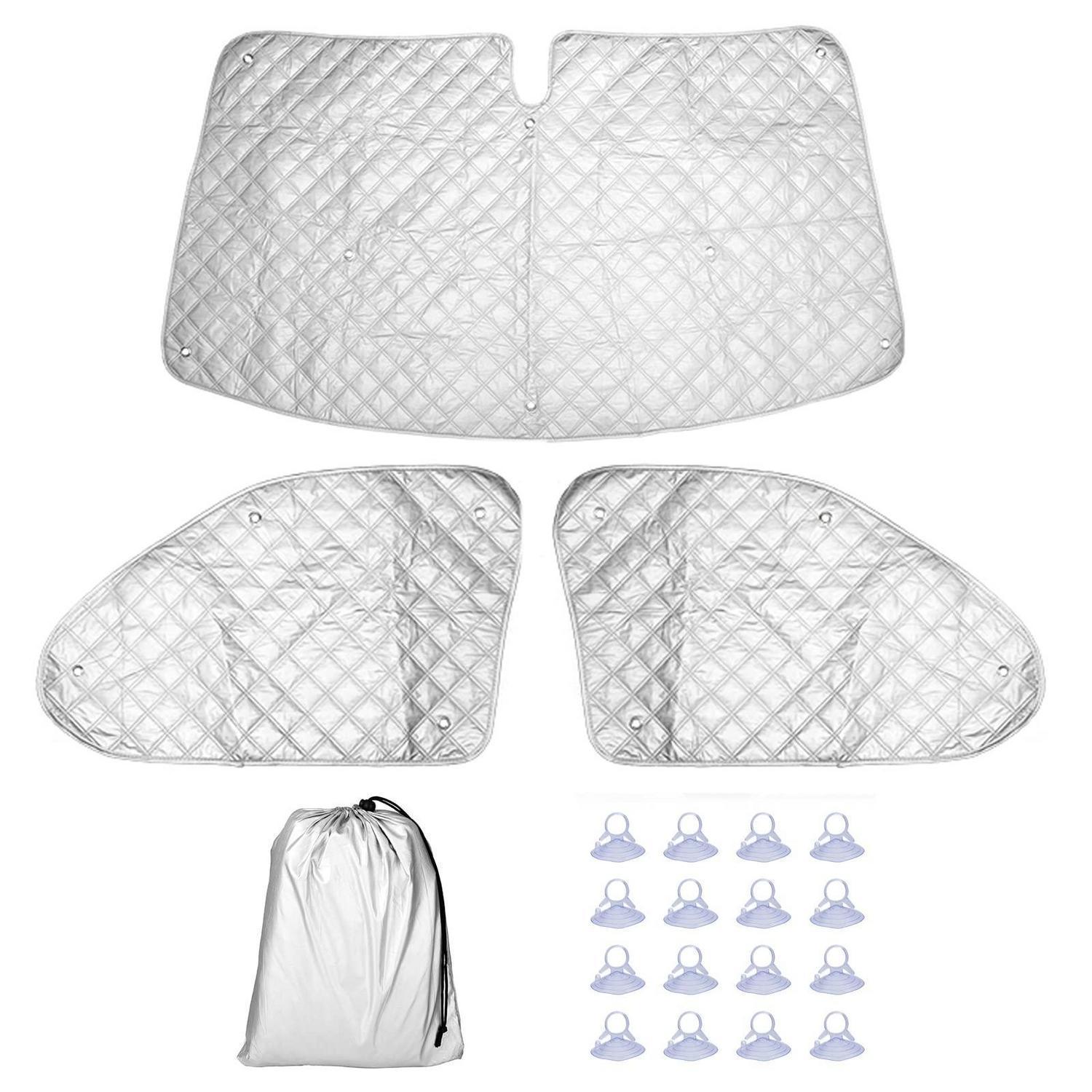 Thermomatten Set Für Vw T5 T6 Frontscheibe Sonnenschutz Uv-schutz Isolierung