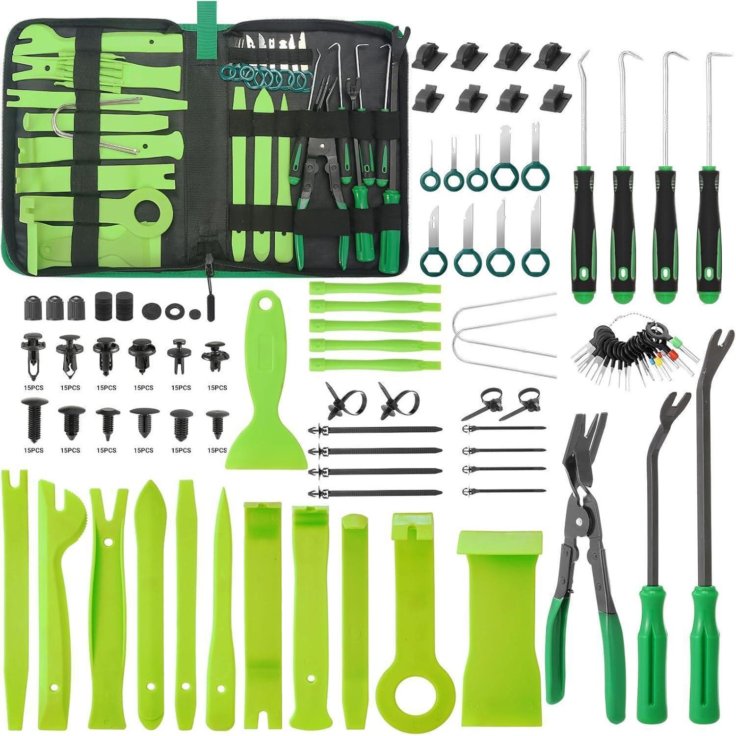 415-teiliges Auto Demontage Werkzeug Set Mit Kunststoff Hebelwerkzeugen Und Clips