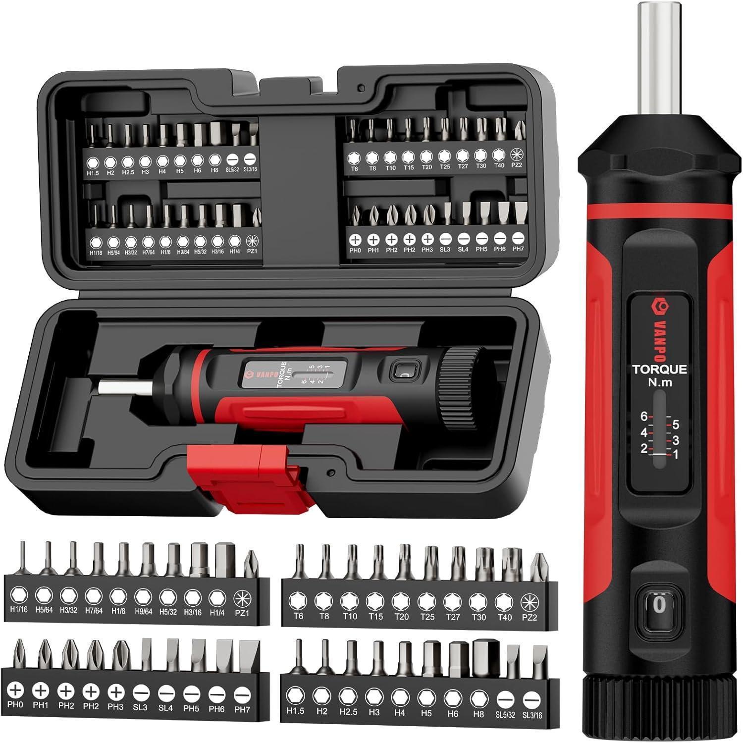 Drehmomentschraubendreher Set 1-6nm Mit 40 S2 Bits, 1/4 Zoll, Für Fahrradreparatur