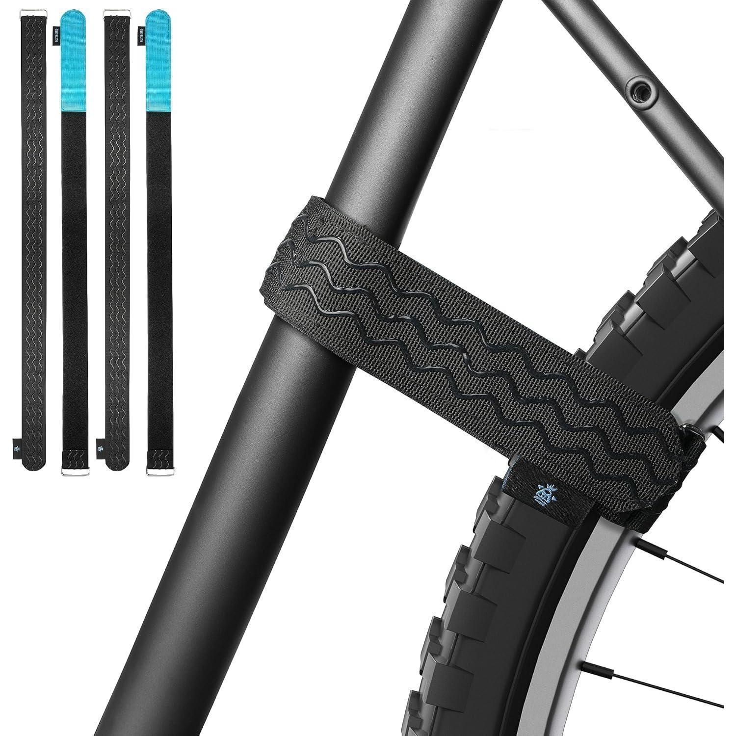 Fahrradträger Gurte 4er Set 70cm Mit Rutschfester Beschichtung Für Transport & Lagerung