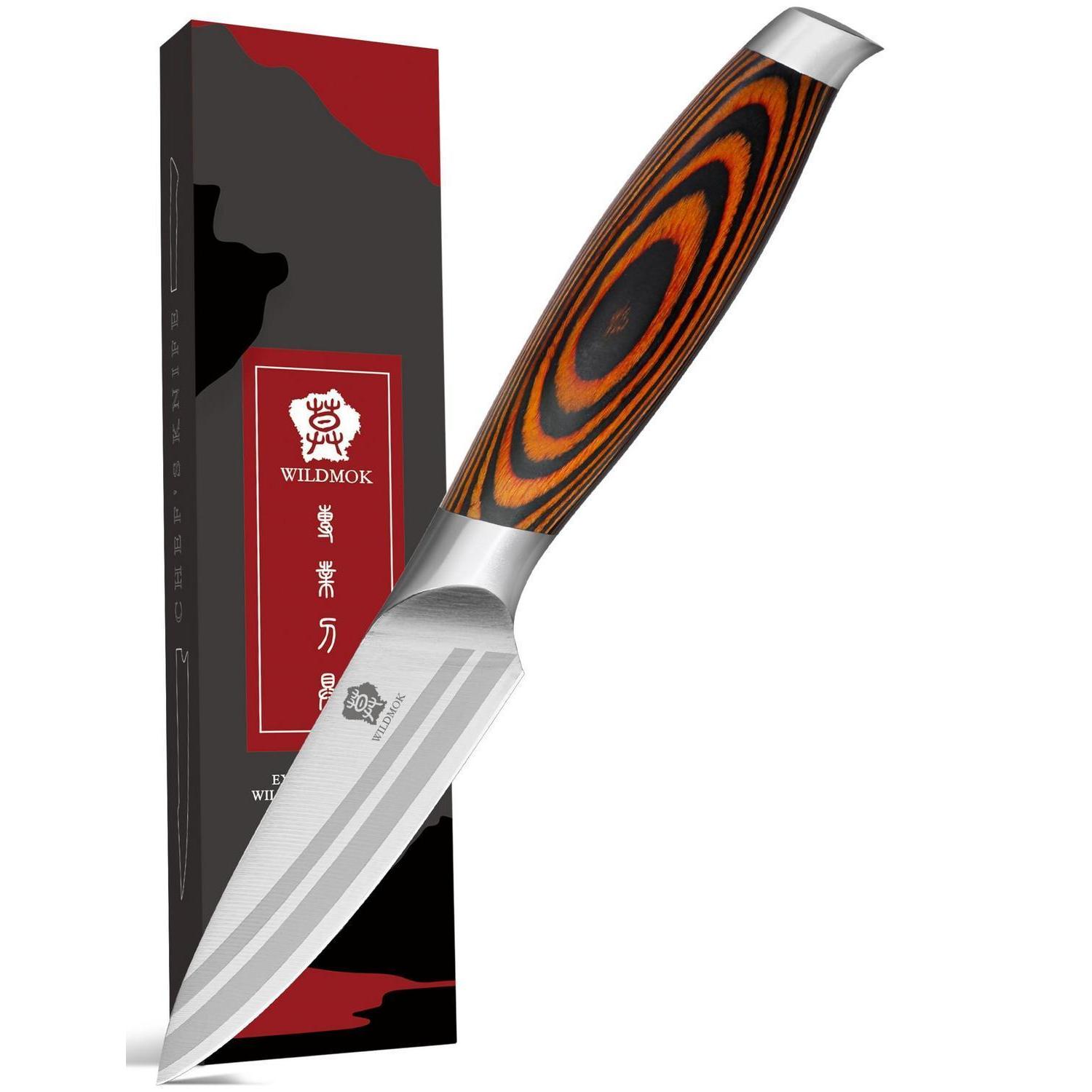 Schälmesser 9cm, Edelstahl, Ergonomischer Griff, Für Obst & Gemüse