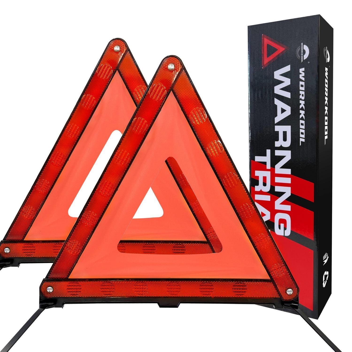 Warndreieck Auto 2er-pack Mit Aufbewahrungsbox, Reflektierend, Ece R27 Konform