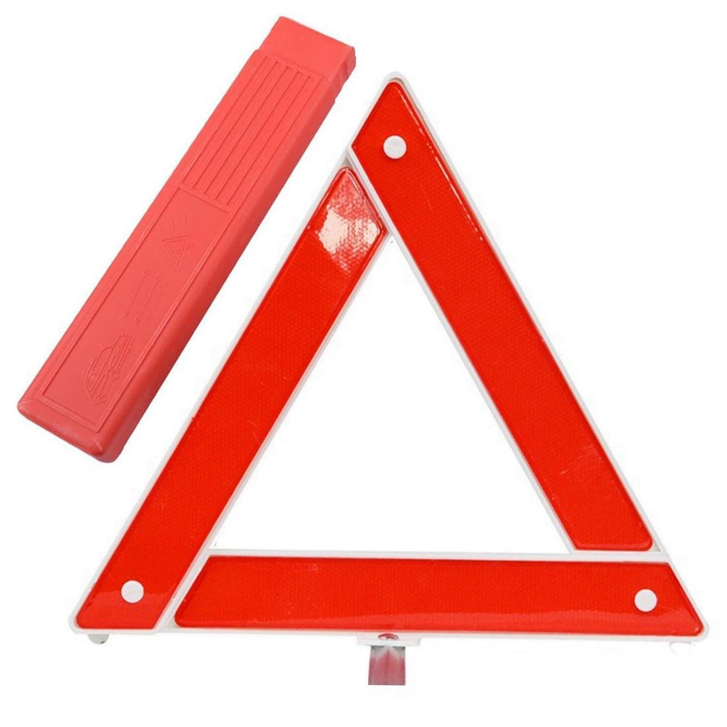 Warndreieck Auto, Reflektierend, Robust, Kompakt, Für Pannenhilfe Und Baustelle
