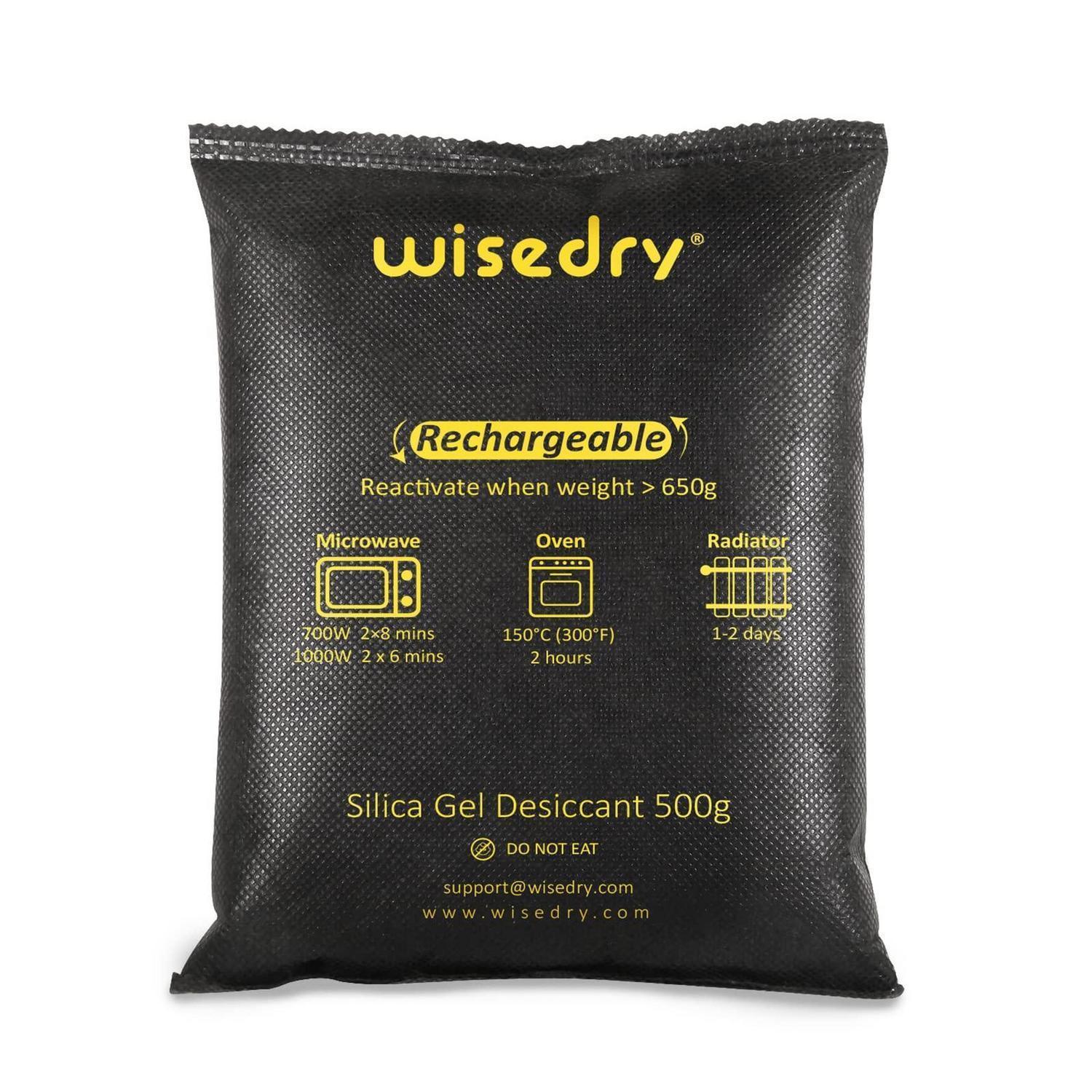 Luftentfeuchter Beutel 500g (2er Pack) Wiederaufladbar Mikrowelle Ofen Auto Schrank