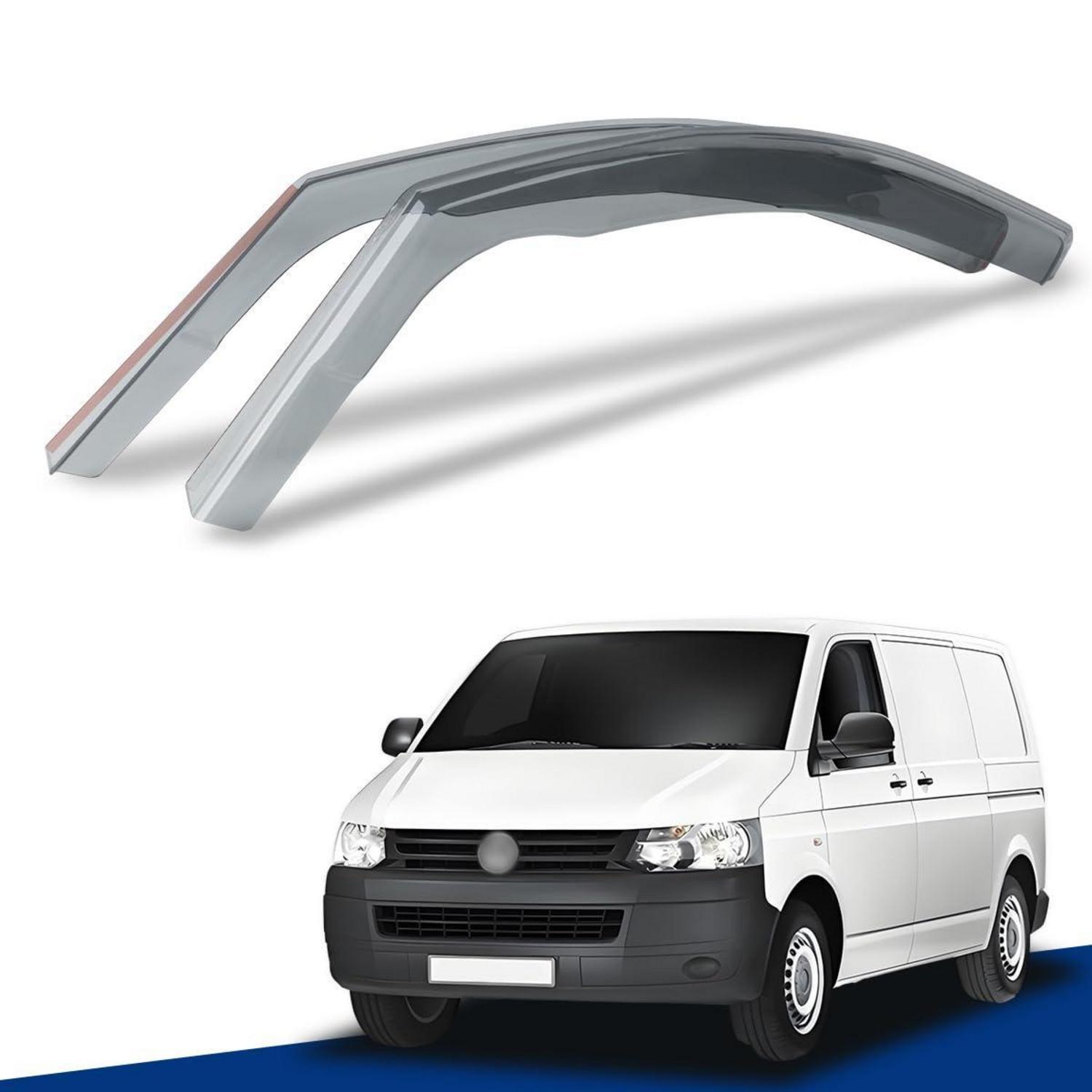 Windabweiser Für Vw Transporter T5 T6 T6.1 2003-2020 Acrylglas Leicht Montierbar