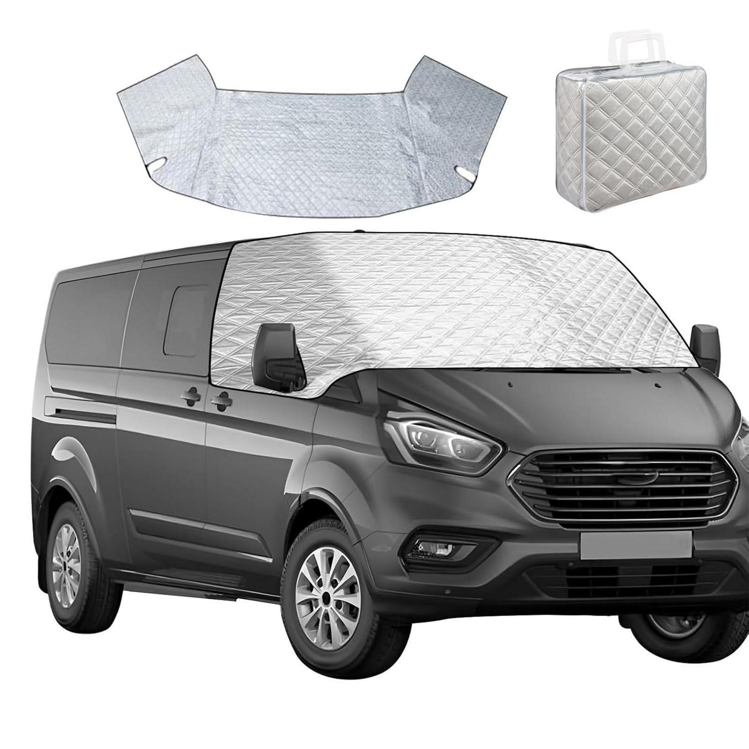 Windschutzscheibenabdeckung Für Ford Transit Custom, Thermo-schutz Mit Magnet