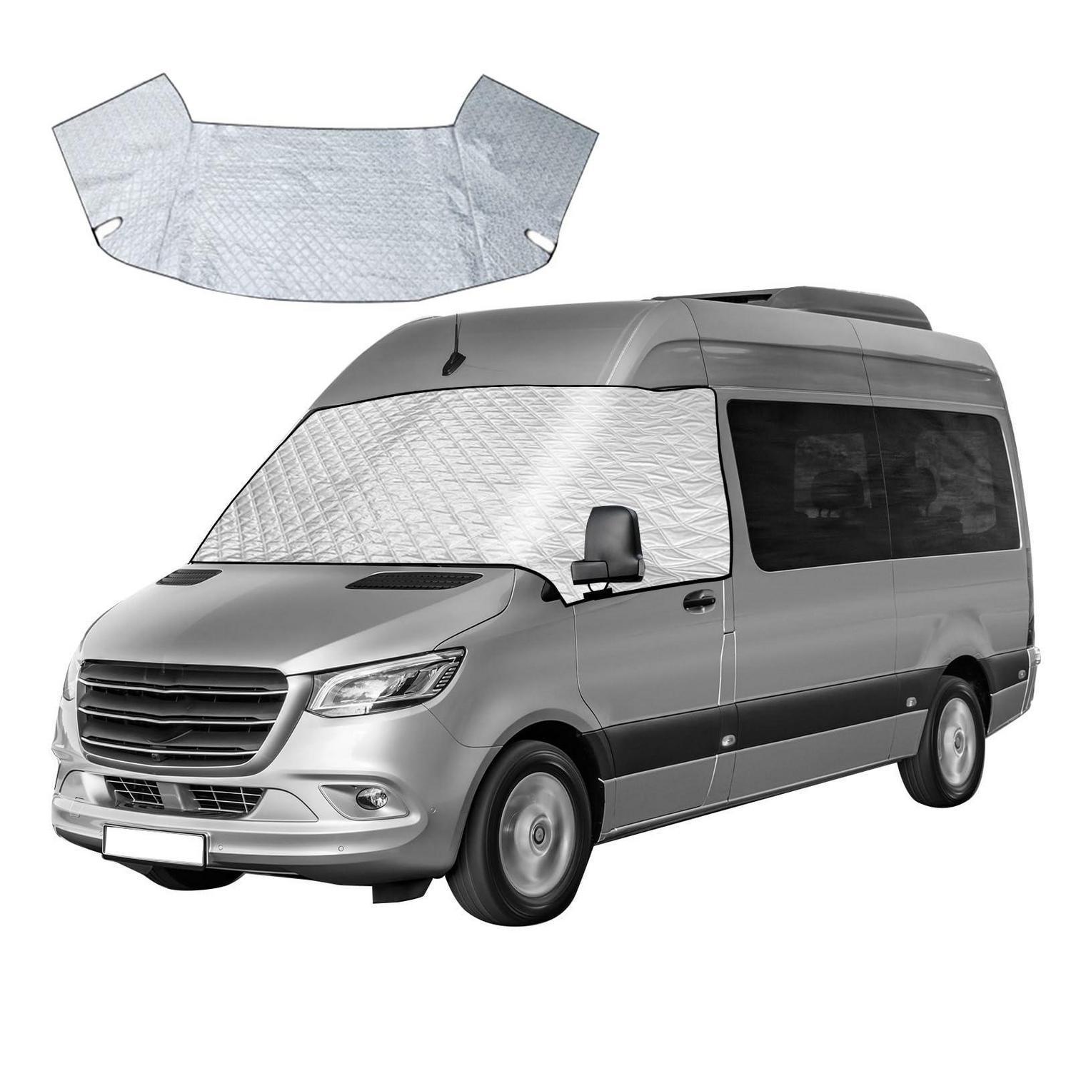 Windschutzscheibenabdeckung Für Mercedes Sprinter 2006-2018, 2-lagig, Magnetisch, Ganzjahresschutz