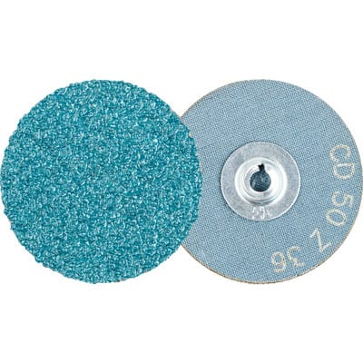 PFERD TOOLS COMBIDISC Zirkon Schleifblatt CD Ø 50mm Z36 für gehärteten Stahl