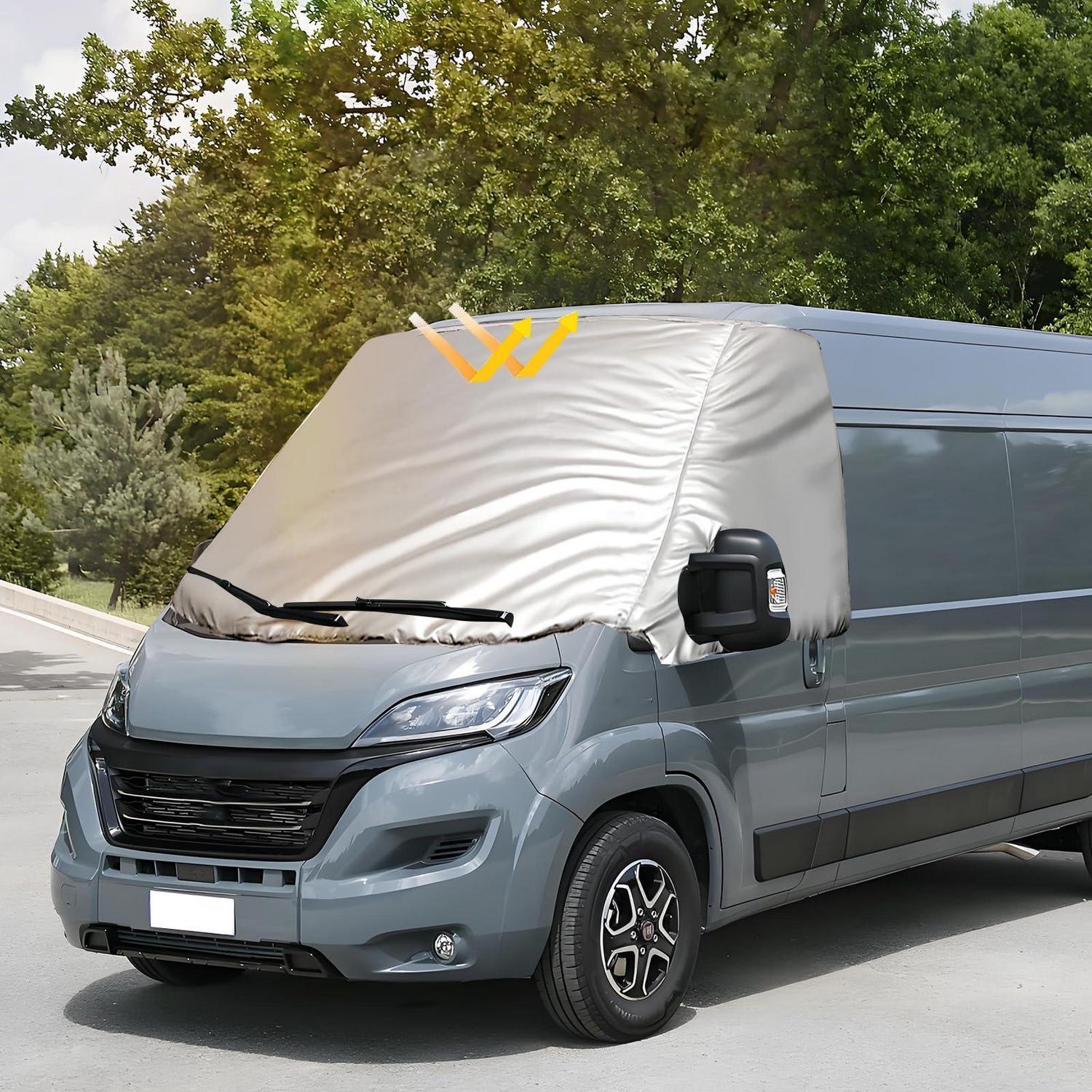 Windschutzscheibenabdeckung Für Vw Crafter 2018-2024, Ganzjahresschutz, Silber