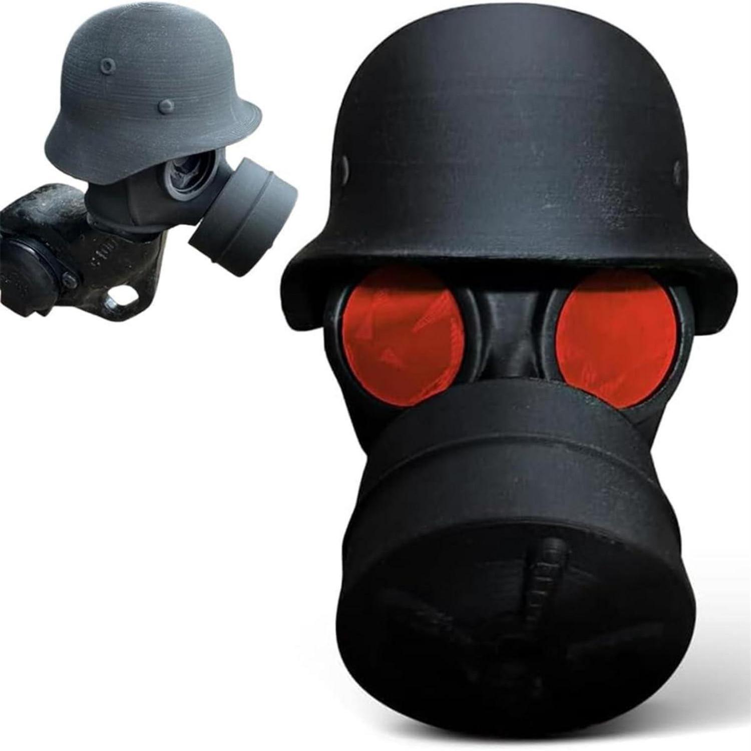 Anhängerkupplungsabdeckung Gasmaske Helm Design Für Wohnwagen & Lkw