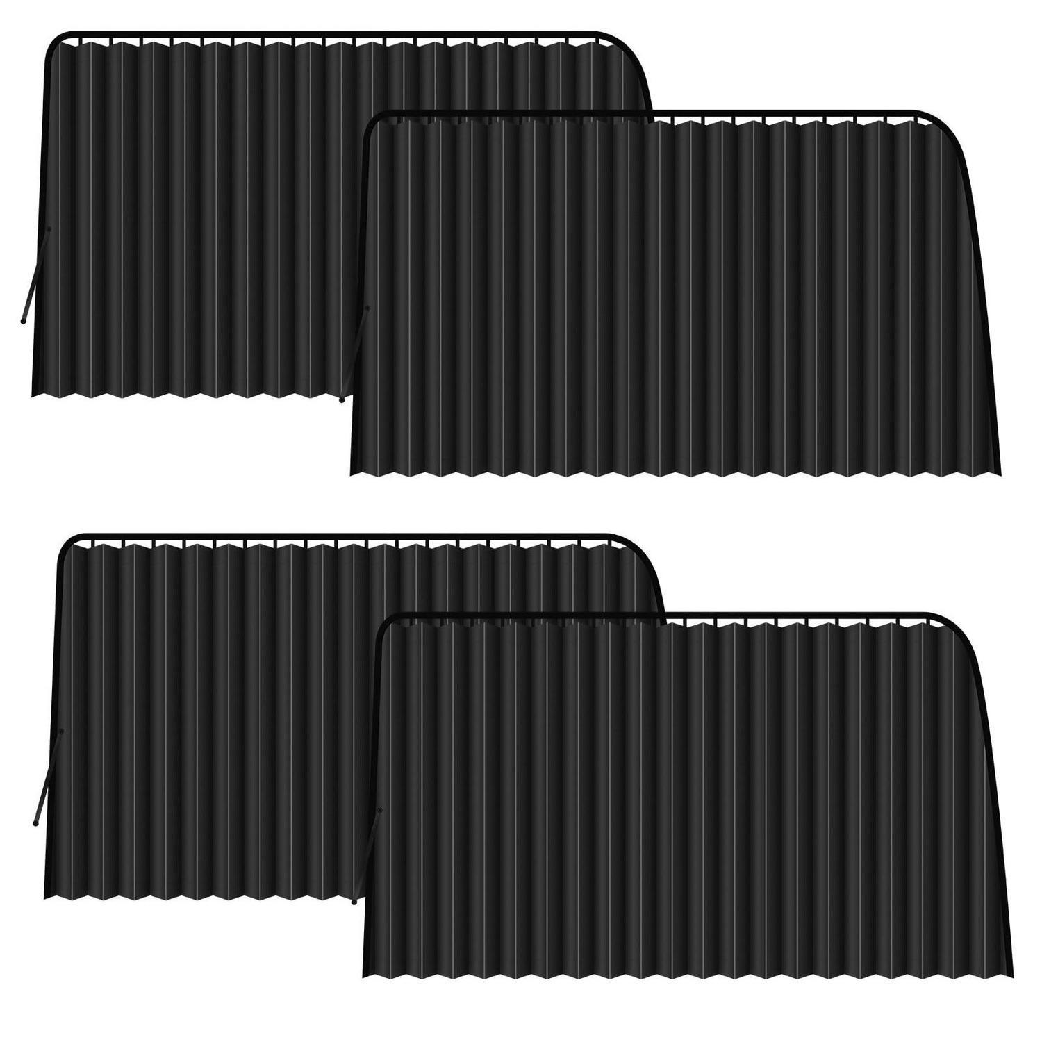 Sonnenschutz Auto Seitenscheibe 4er Set, Magnetisch, Uv-schutz, Verdunkelung
