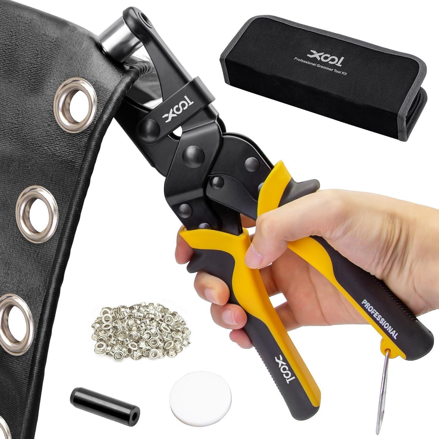 Ösenwerkzeug-set Mit 200 Metallösen (10mm) Und Werkzeugtasche