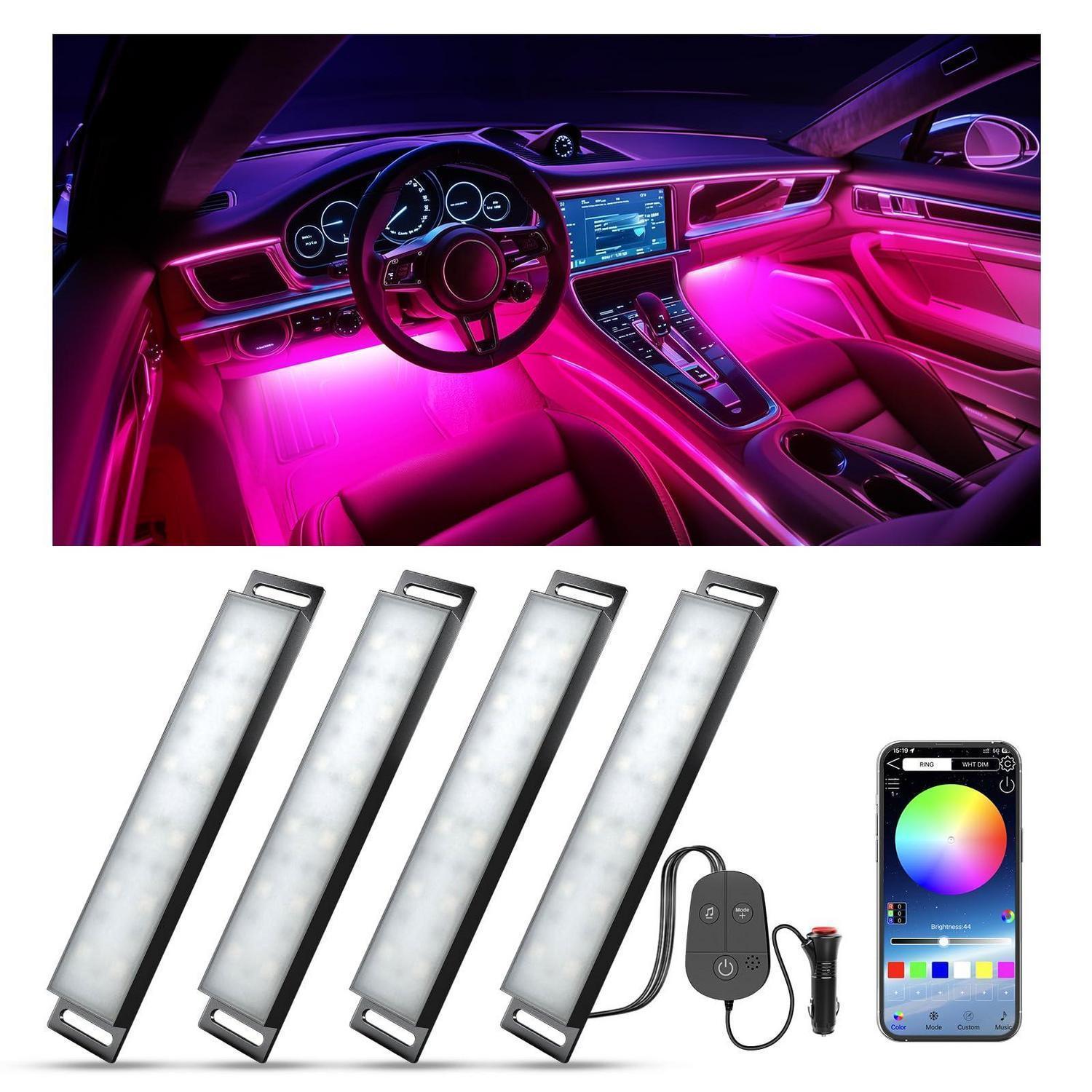Auto Innenbeleuchtung Led Rgb Mit App Steuerung Und Musikmodus