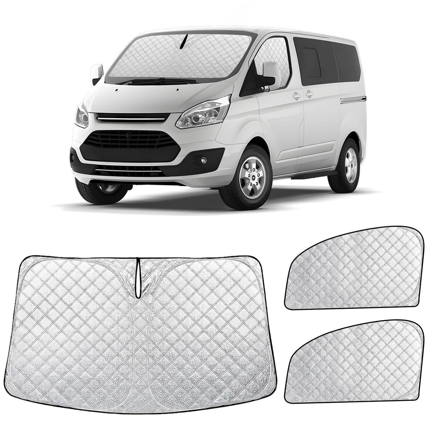 Sonnenschutz Für Ford Transit Custom, 3-teiliges Set, Magnetisch, Uv-schutz