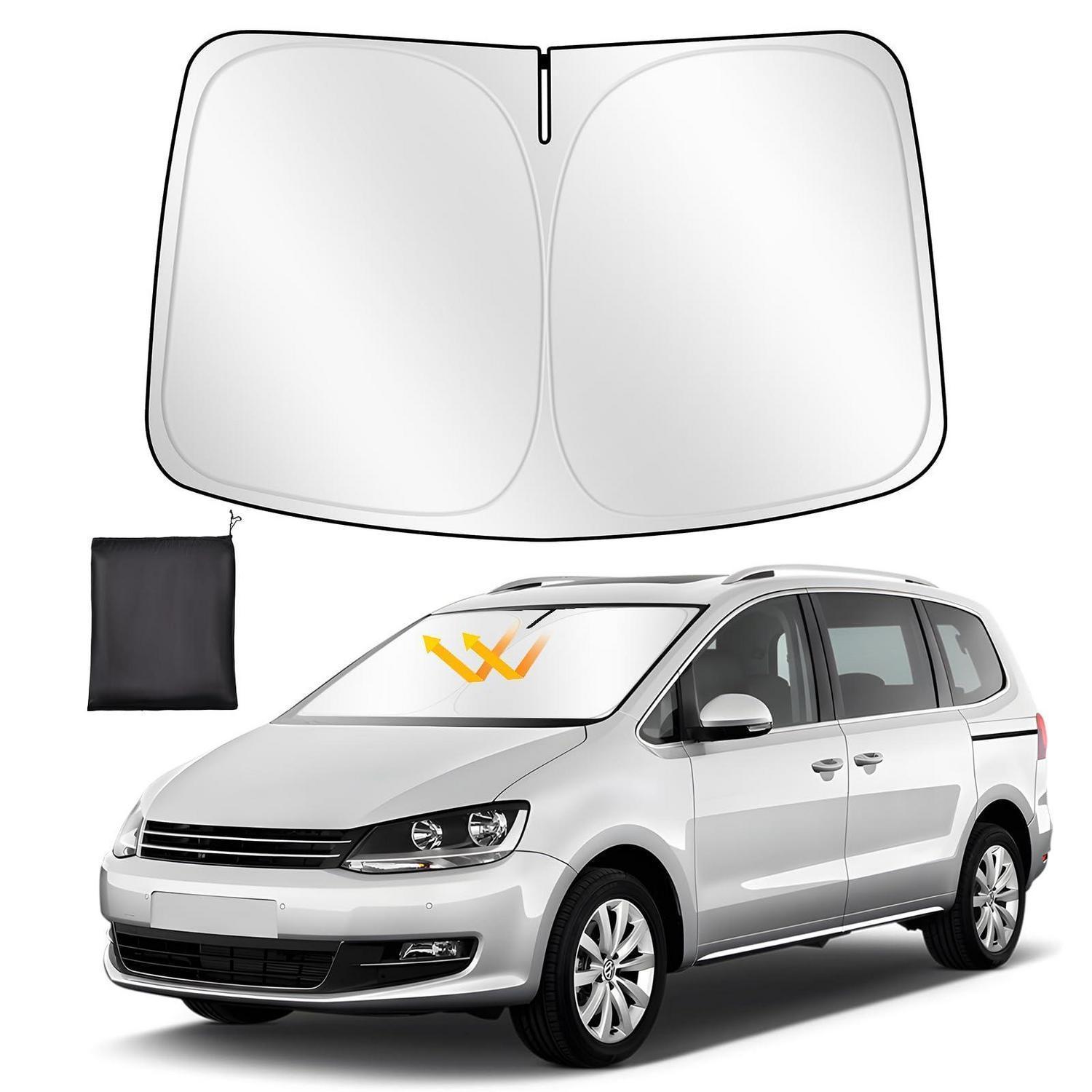 Sonnenschutz Frontscheibe Für Vw Sharan 2010-2020, Faltbar, Uv-schutz, Kühlend