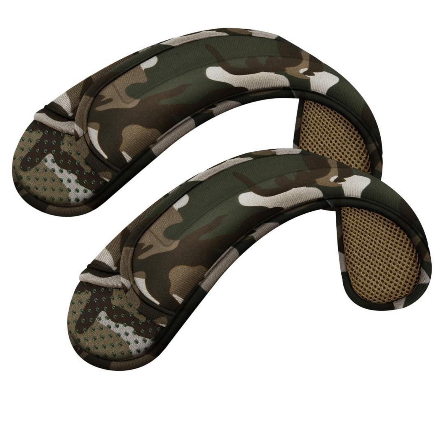 Schulterpolster Für Taschen, 2er-pack, Ultradick, Rutschfest, Atmungsaktiv, Camouflage Grün