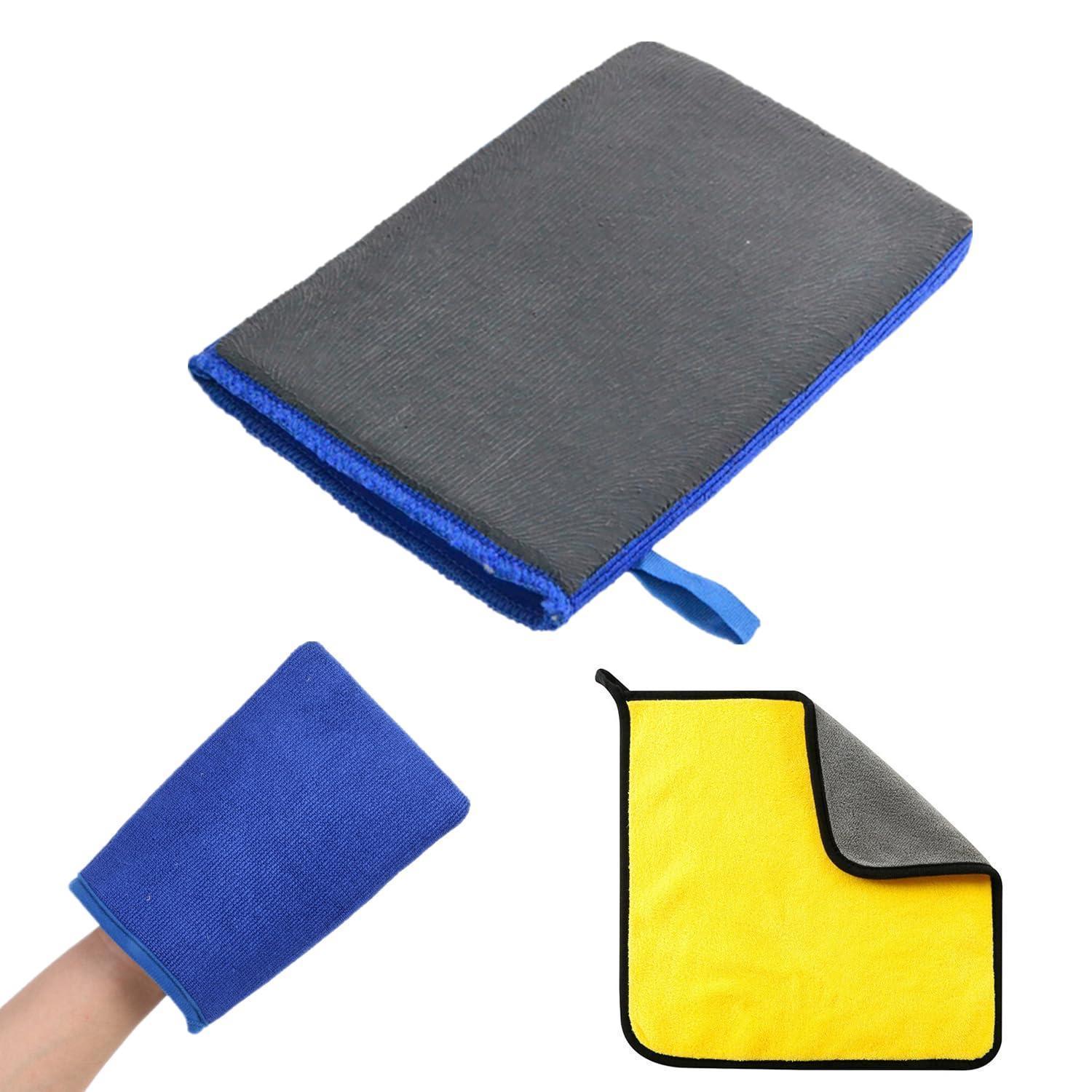Auto Waschhandschuh Mit Reinigungsknete Und Mikrofaser, Kratzfrei