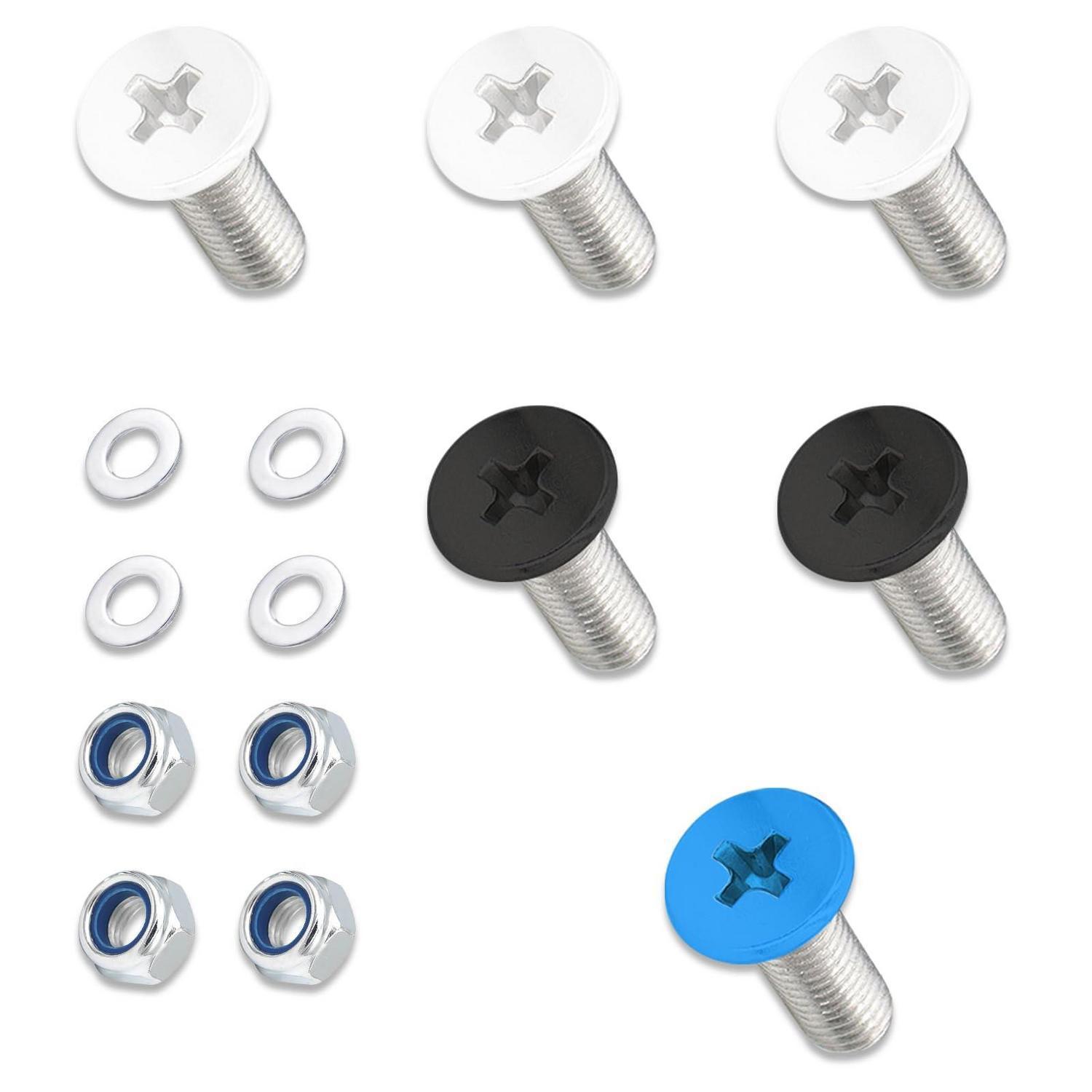 Kennzeichenschrauben M5x12mm Edelstahl Set Für Motorrad, Roller, Moped