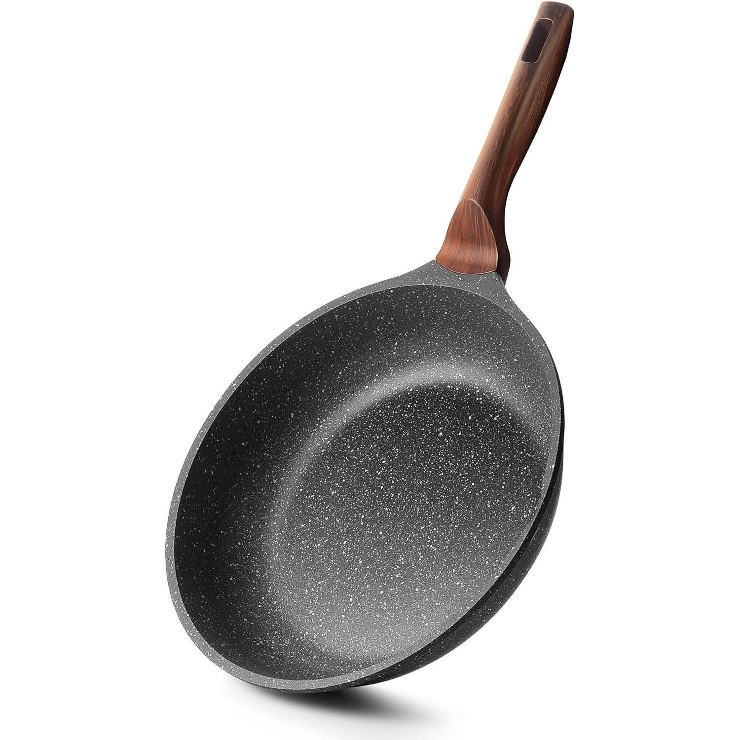 Induktions-bratpfanne 20cm Mit Granit-antihaftbeschichtung, Pfoa-frei, Für Alle Herdarten