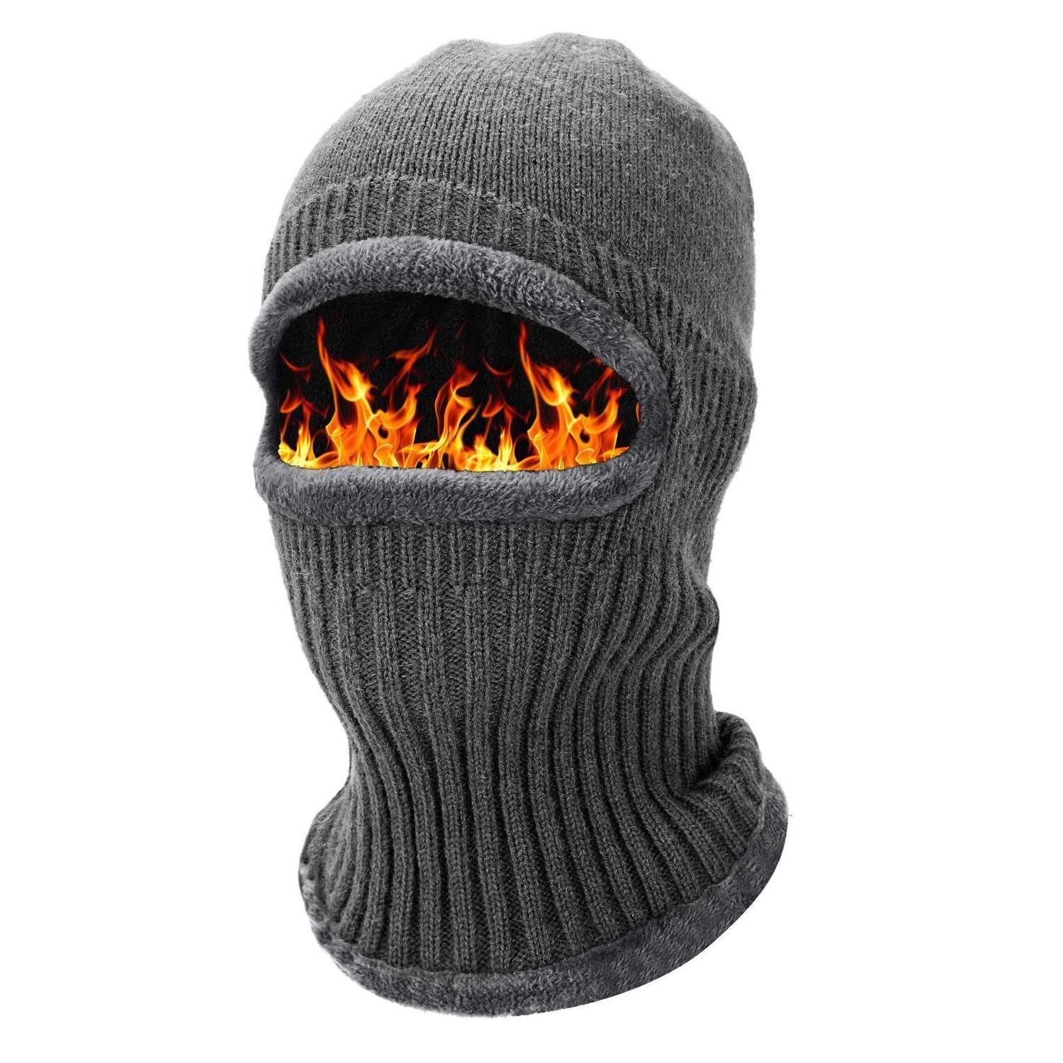 Sturmhaube Winter Für Damen Und Herren, Winddicht, Atmungsaktiv, Mit Fleecefutter