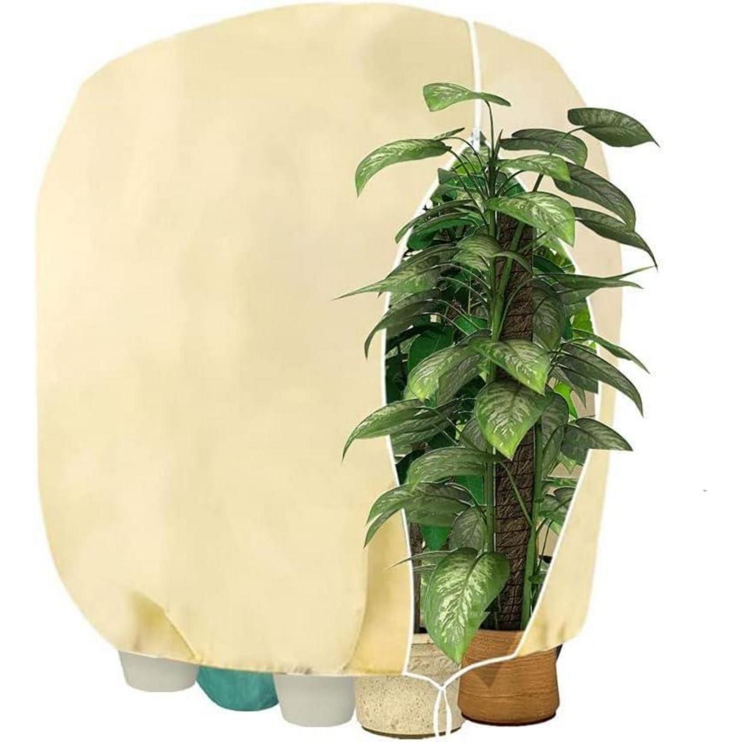 Winterschutzhaube Für Pflanzen Mit Reißverschluss, Atmungsaktiv, Reißfest, 120x180cm