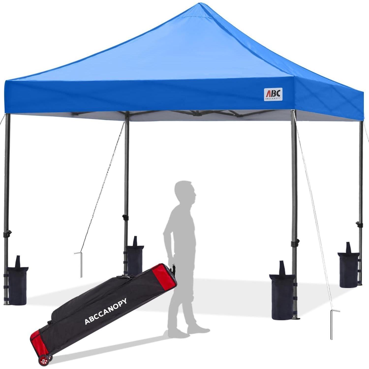 Pop-up Pavillon 2,5x2,5m Königsblau Wasserdicht Mit Rollentasche