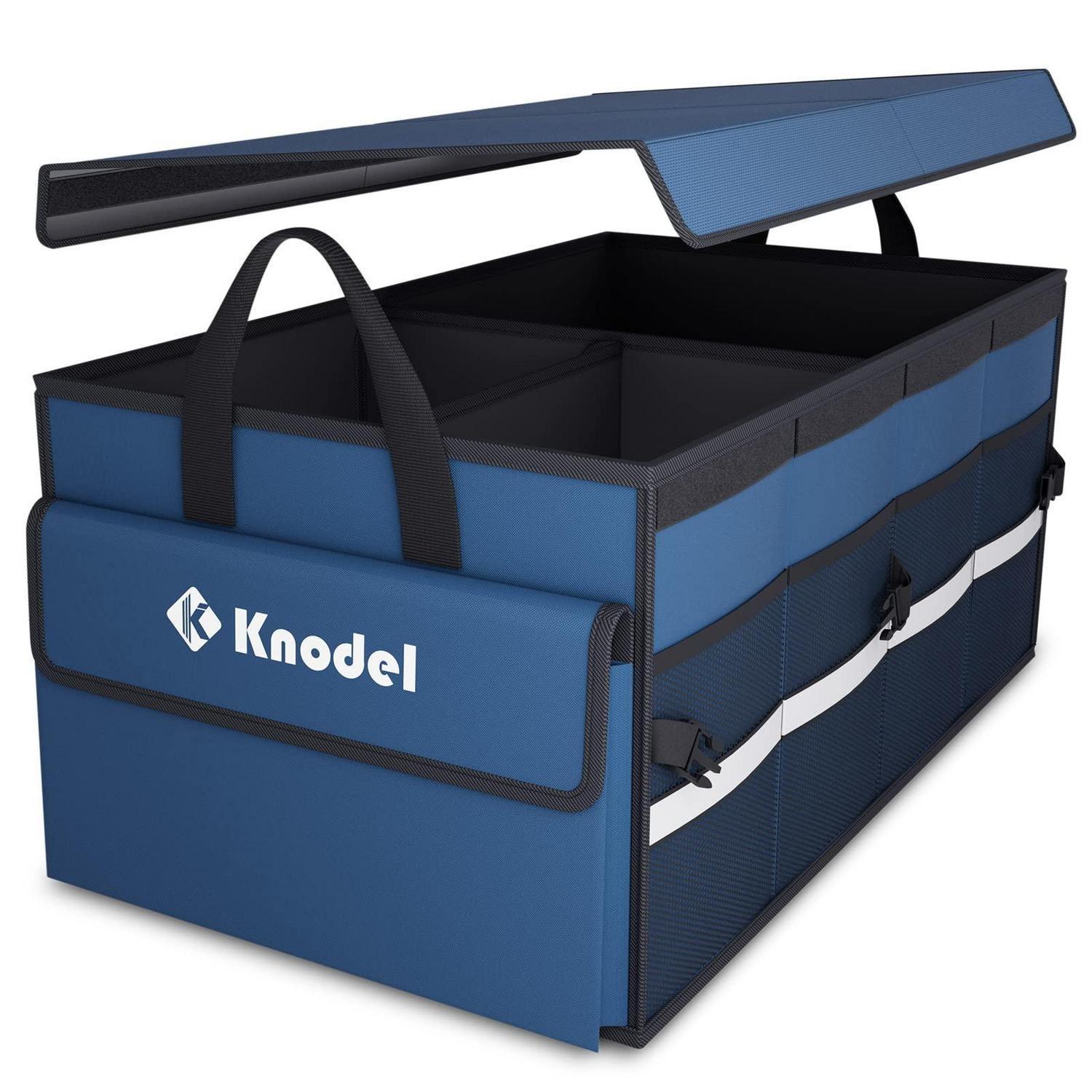 Kofferraum-organizer Faltbar Mit Deckel, Mittel, Blau