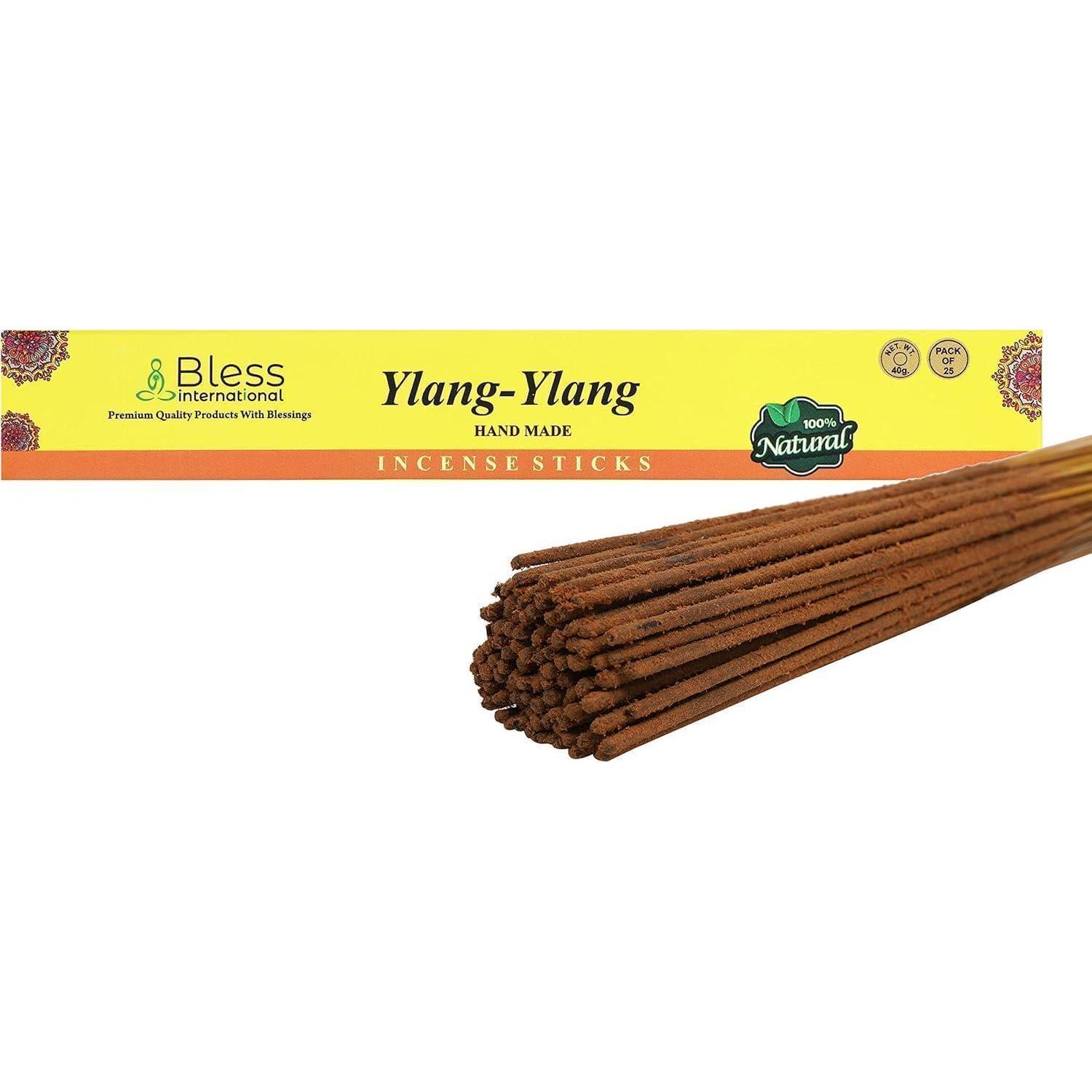 Räucherstäbchen Ylang-ylang 25 Stück (40g) Handgemacht 100% Natürlich