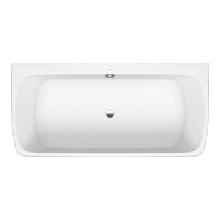 Duravit Badewanne Qatego 180x87cm, Vorwand, 2 Rückenschräge, weiß