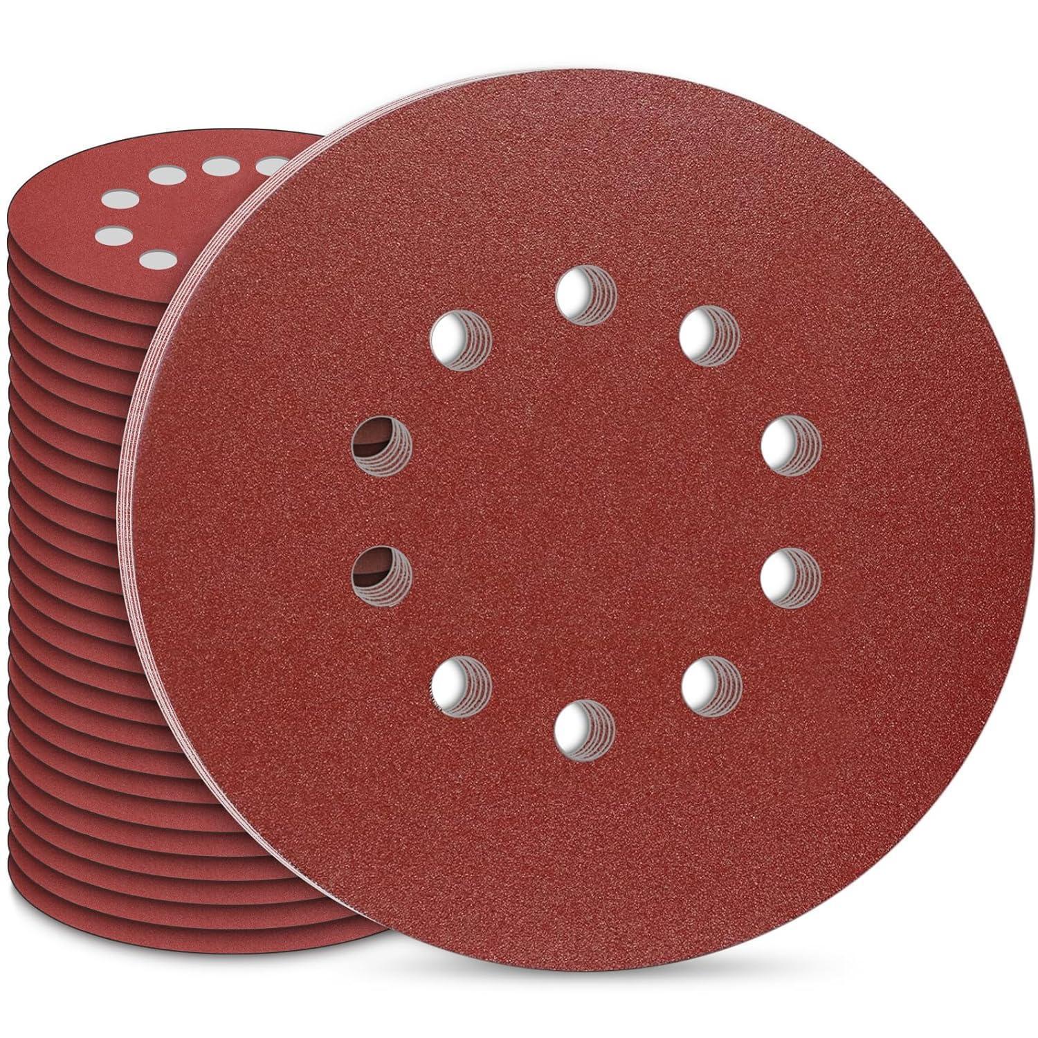 Schleifpapier 225mm Klett, 30 Stück, 10 Loch, Körnung P150 Für Trockenbauschleifer