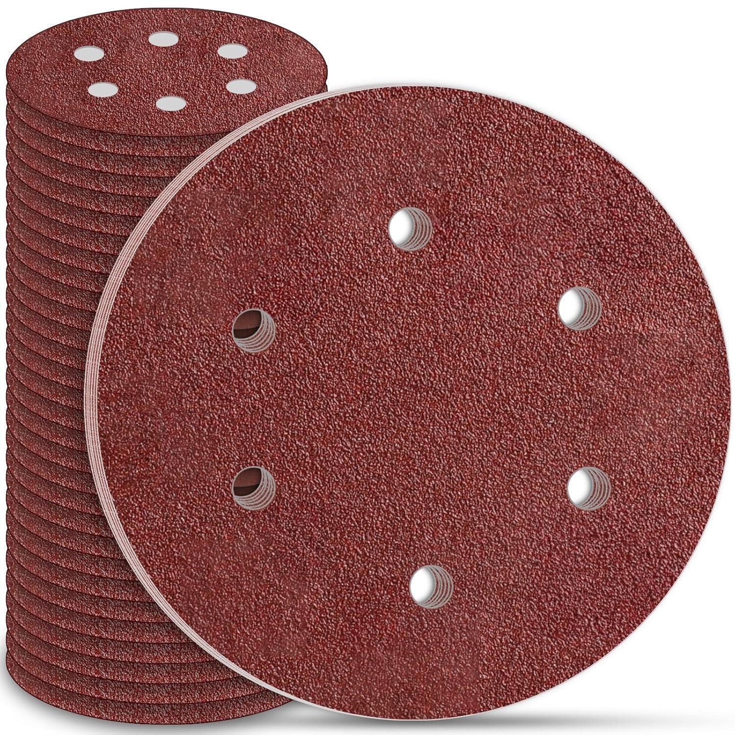 Schleifpapier 225mm Klett P40 30 Stück Für Trockenbauschleifer Mit 6 Loch Absaugung