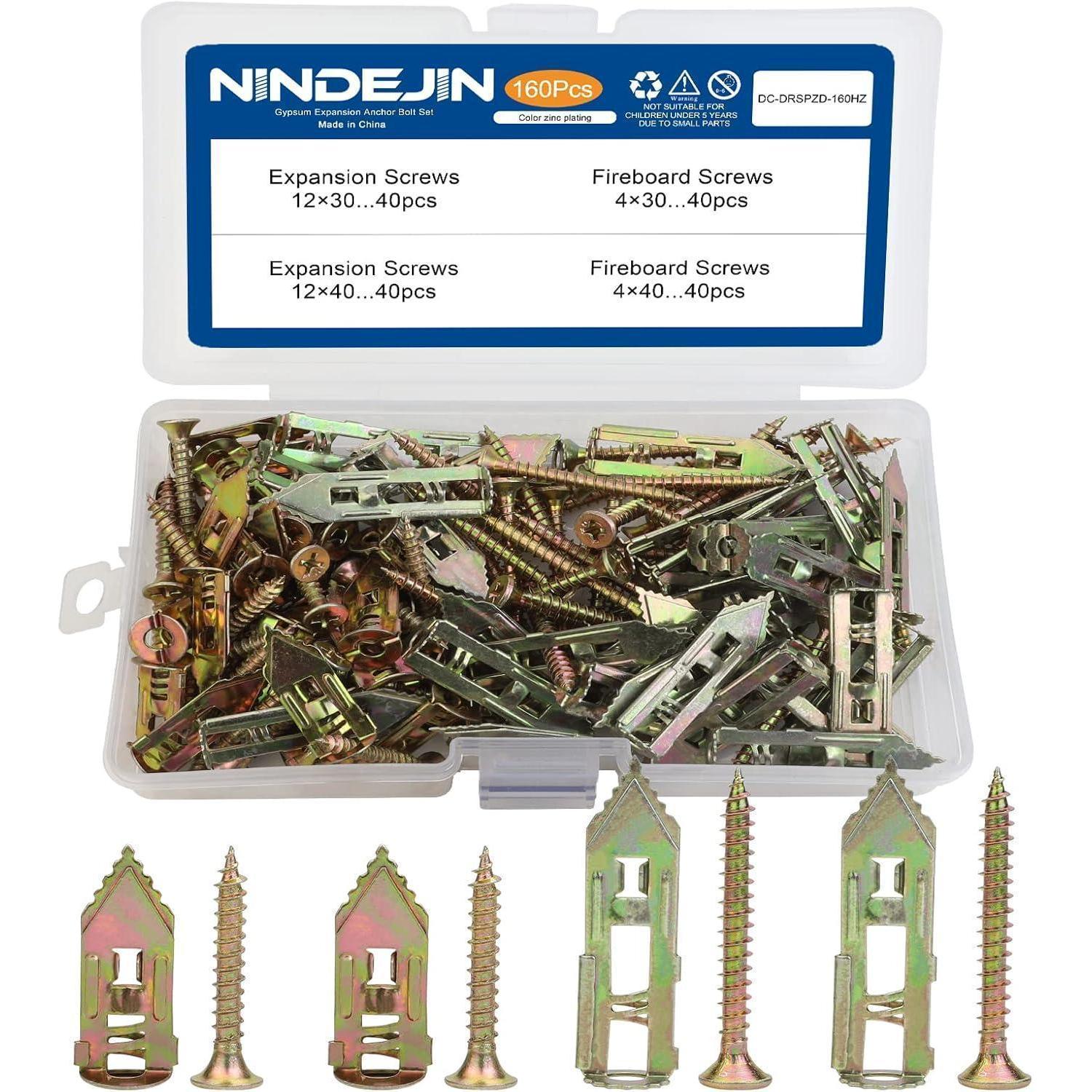 Trockenbaudübel Mit Schrauben-set, 160tlg, 2 Größen, Für Heimdeko
