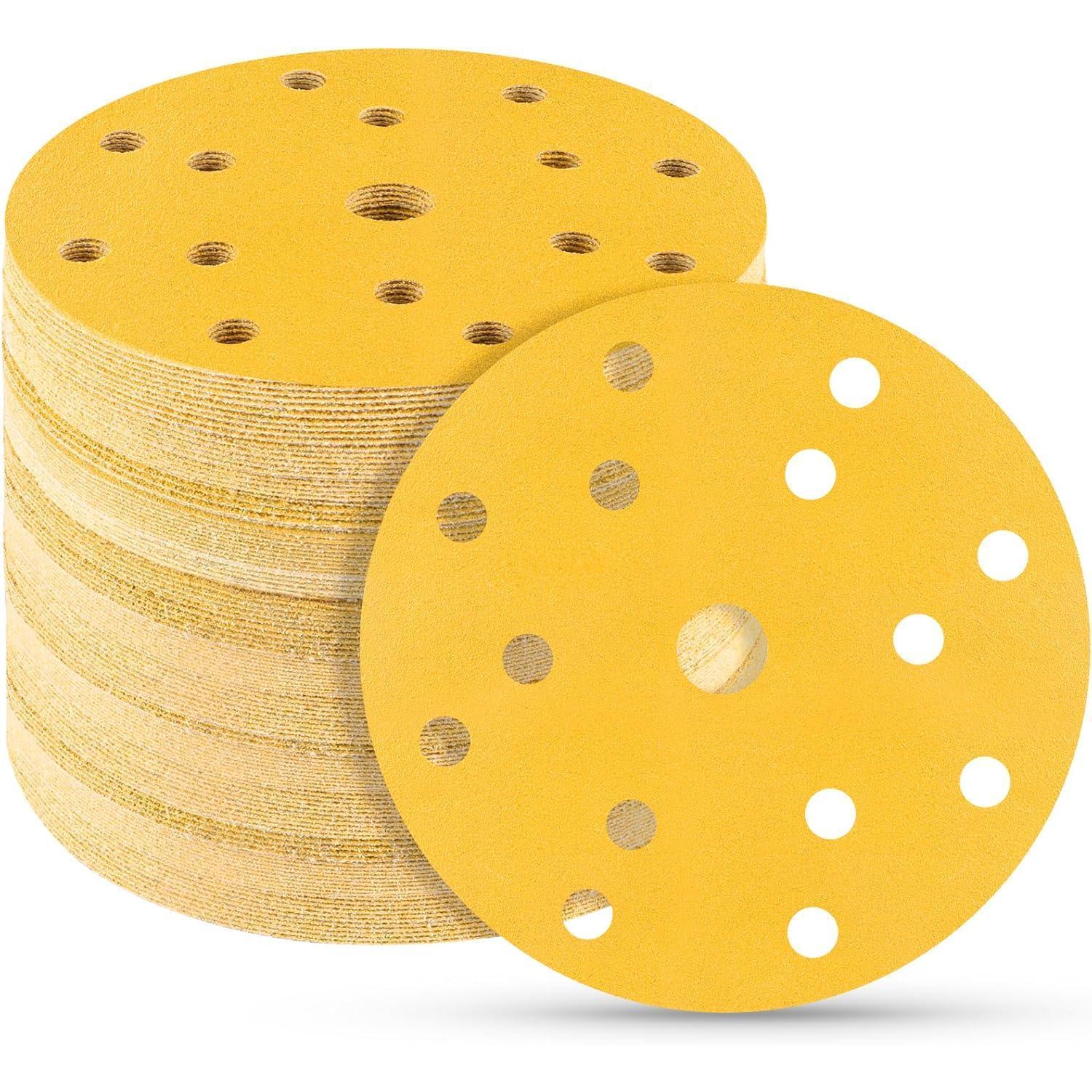 Schleifscheiben 150mm Klett 240 Körnung 15 Loch Für Exzenterschleifer (50 Stk.)