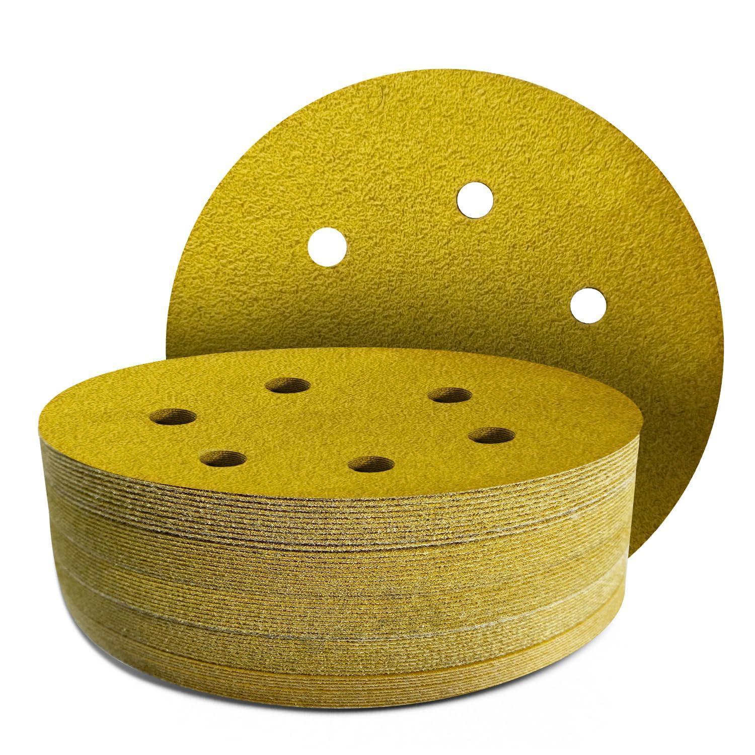 Schleifscheiben 150mm Klett 220er Körnung 6-loch 50 Stück