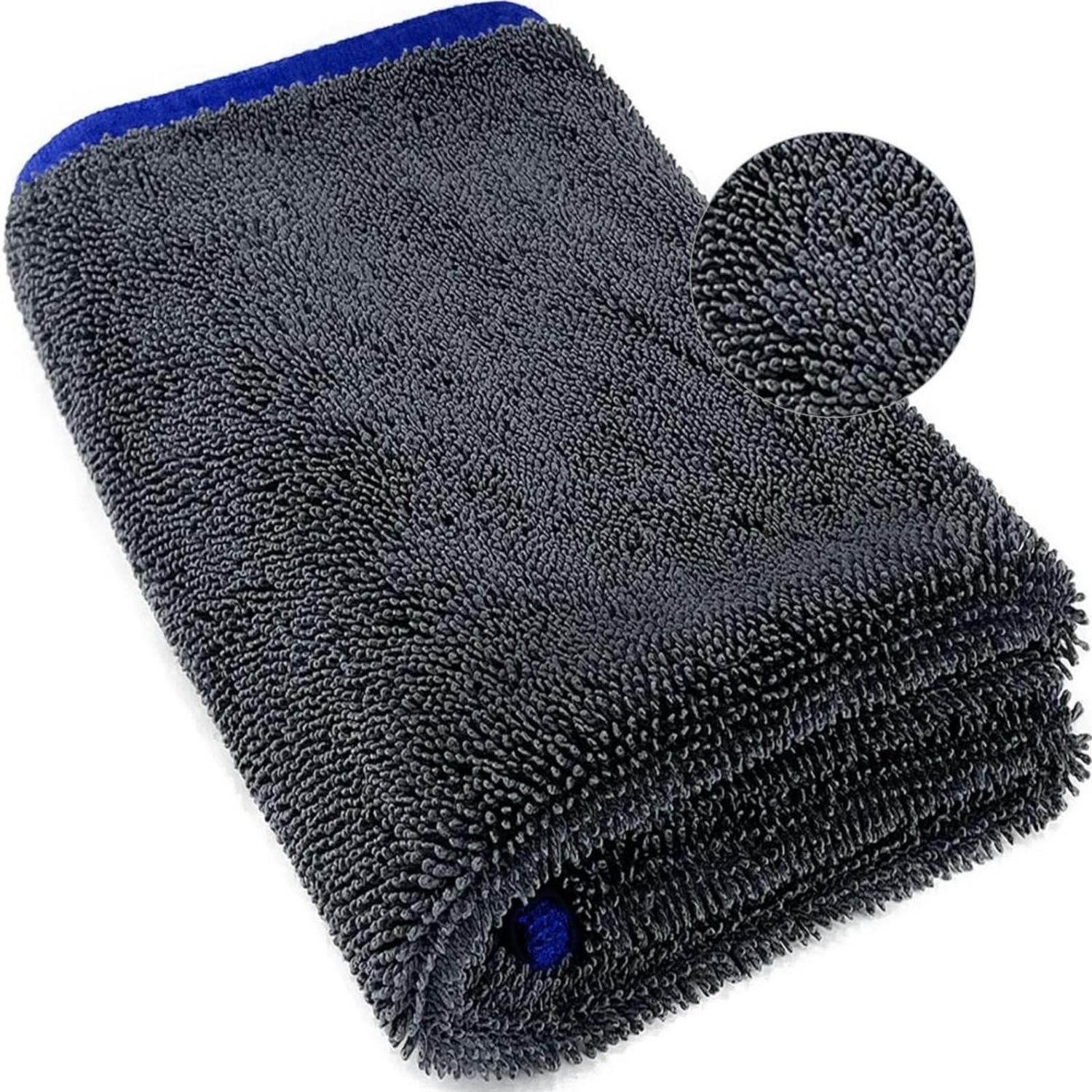 Mikrofasertuch Xxl 90x60 Cm, Saugstark, Fusselfrei, Kratzfrei, Blau