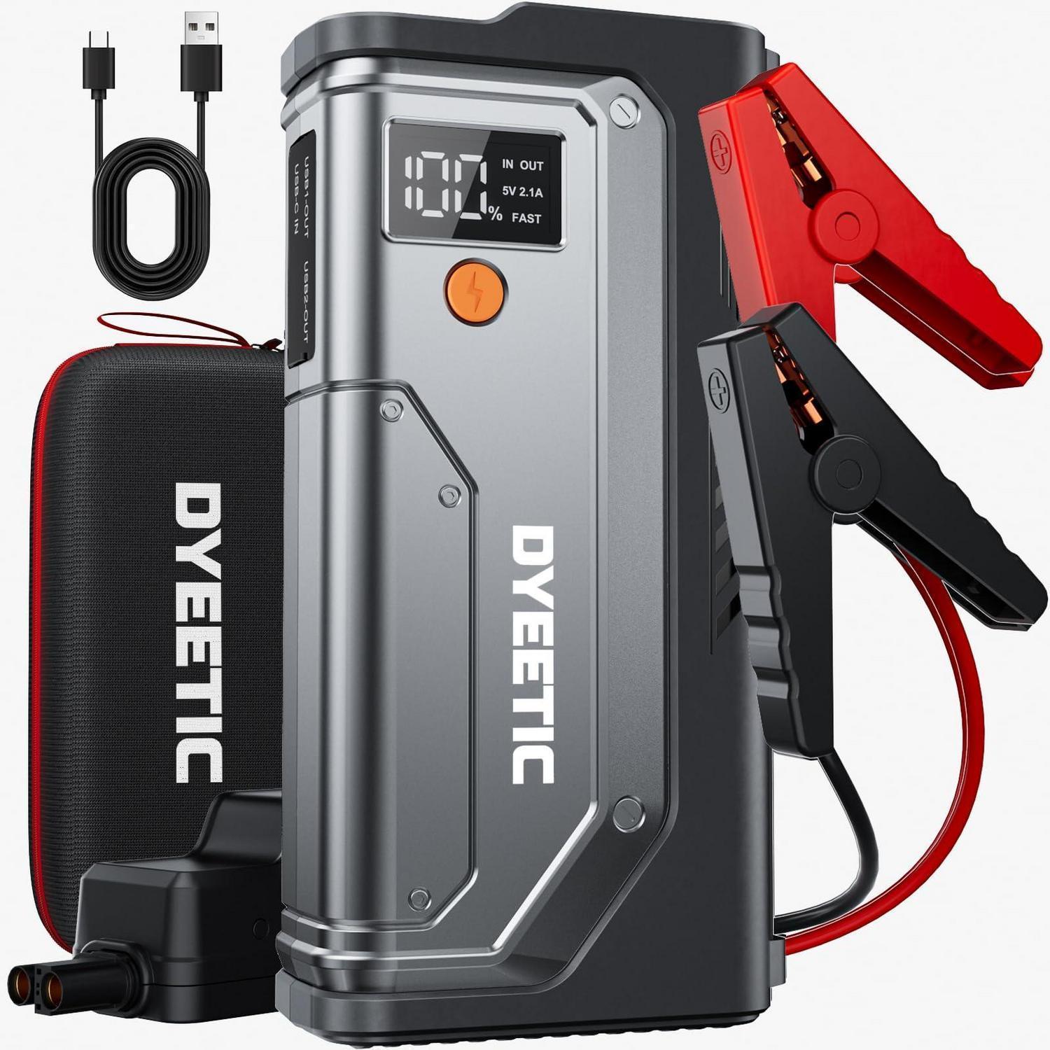 Starthilfe Powerbank 7000a 12v Auto Booster Für Benzin/diesel Mit Led, Powerbank Mit Starthilfekabel
