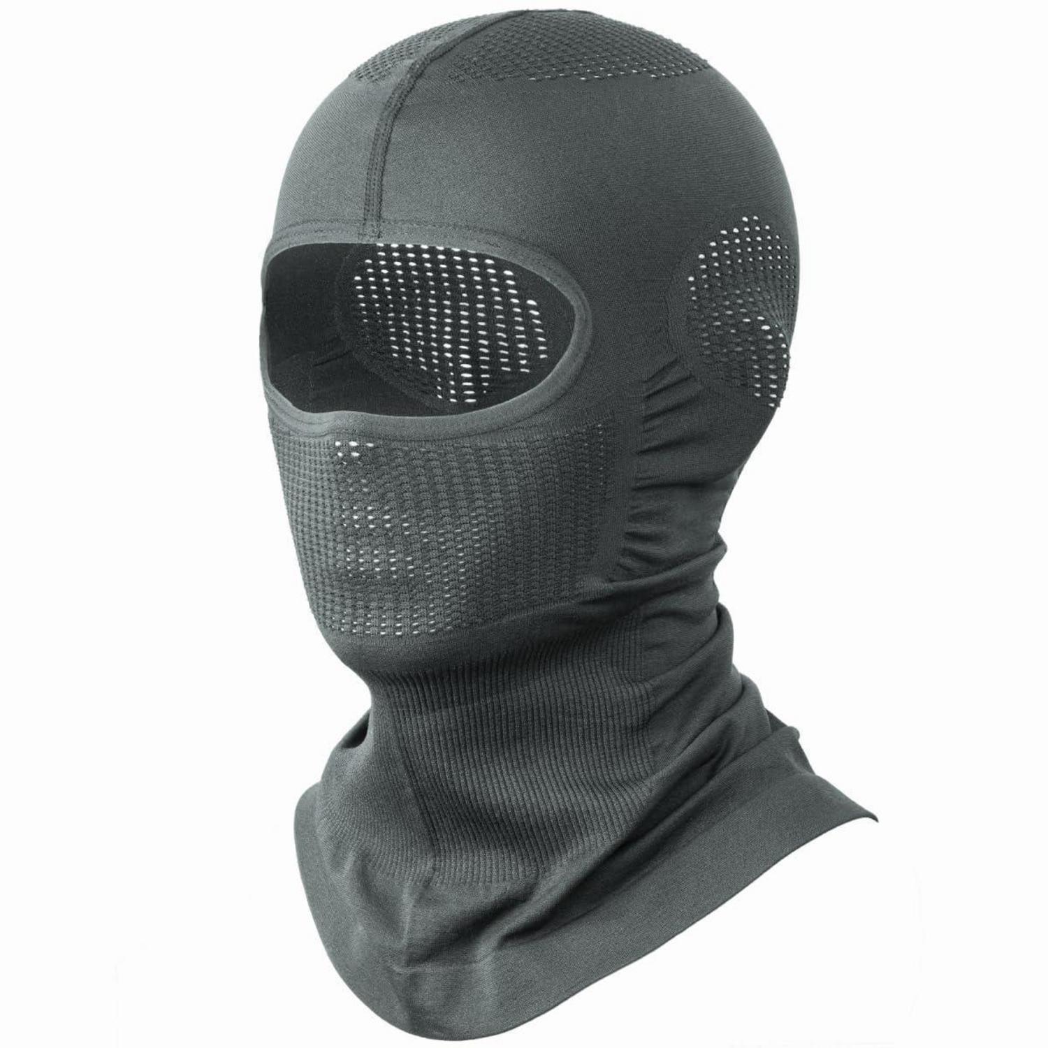 Sturmhaube Atmungsaktiv Für Motorrad & Radfahren, 4 Tragevarianten, Unisex, Grau
