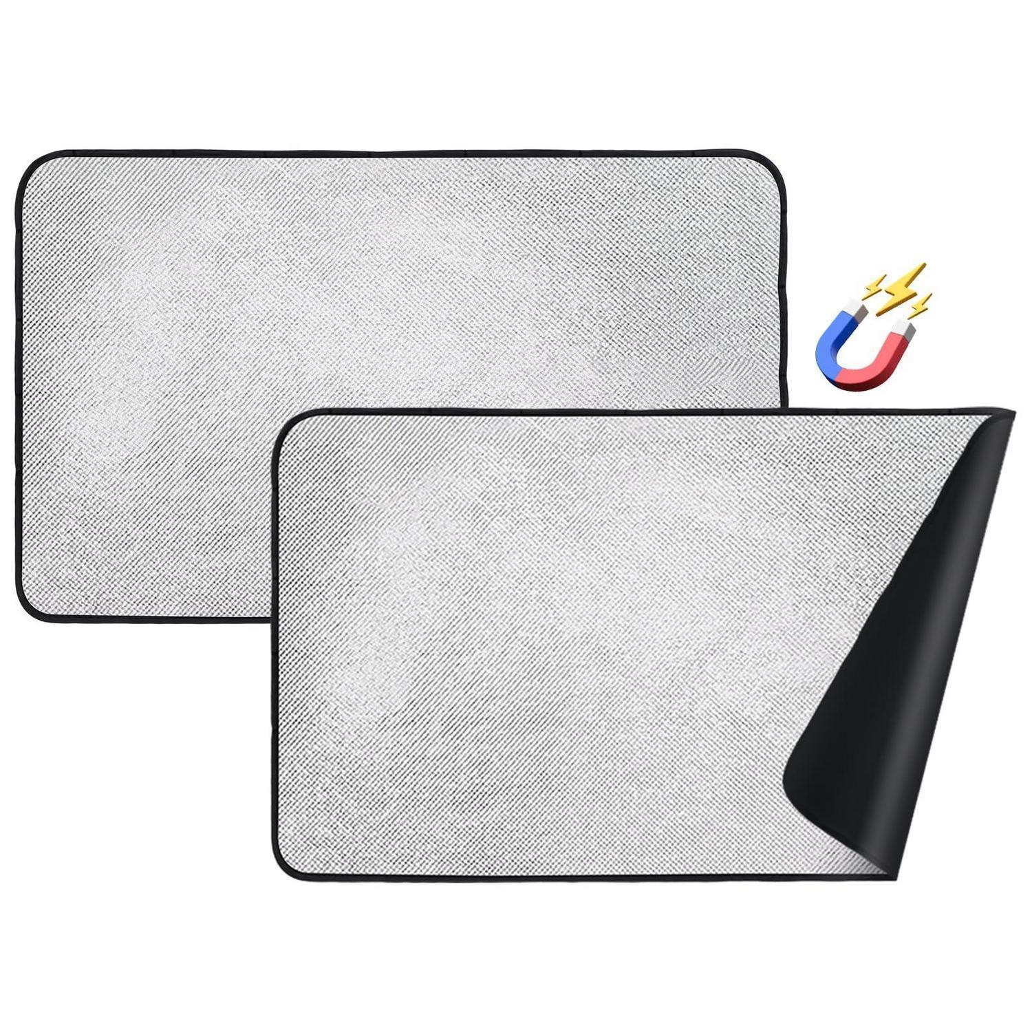 Auto Sonnenschutz Seitenscheibe Magnetisch, Verdunkelung, 90x52cm, 2 Stück