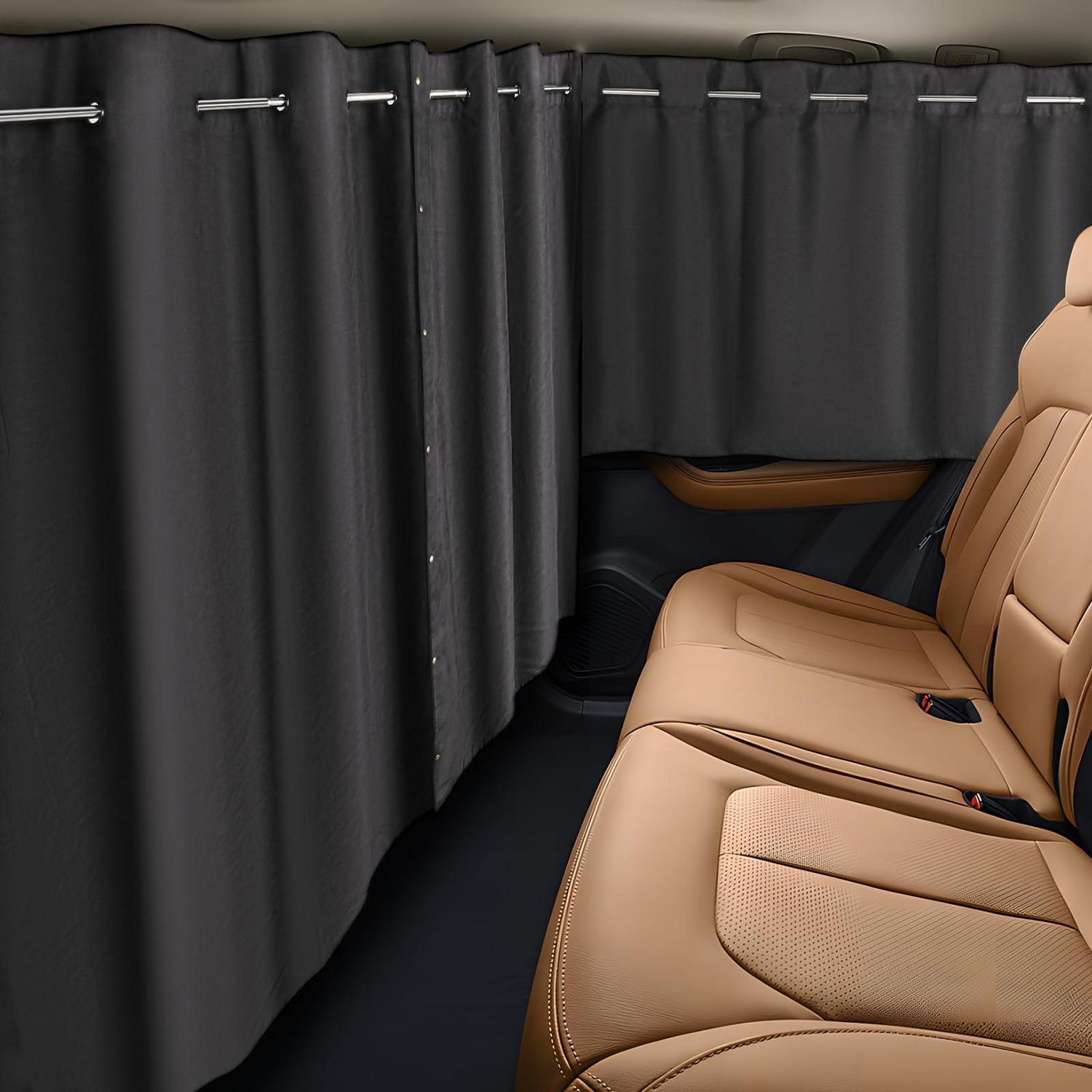 Auto Trennvorhang 3er Set, Sichtschutz & Sonnenschutz Für Camper, 160x106cm