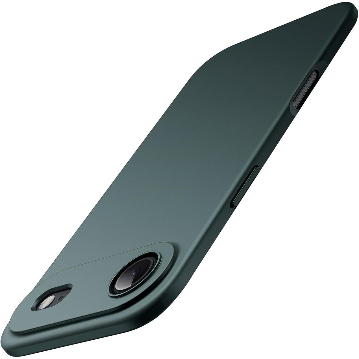 Schutzhülle Für Iphone 17 Air Mit Kameraschutz, Matt, Nachtgrün